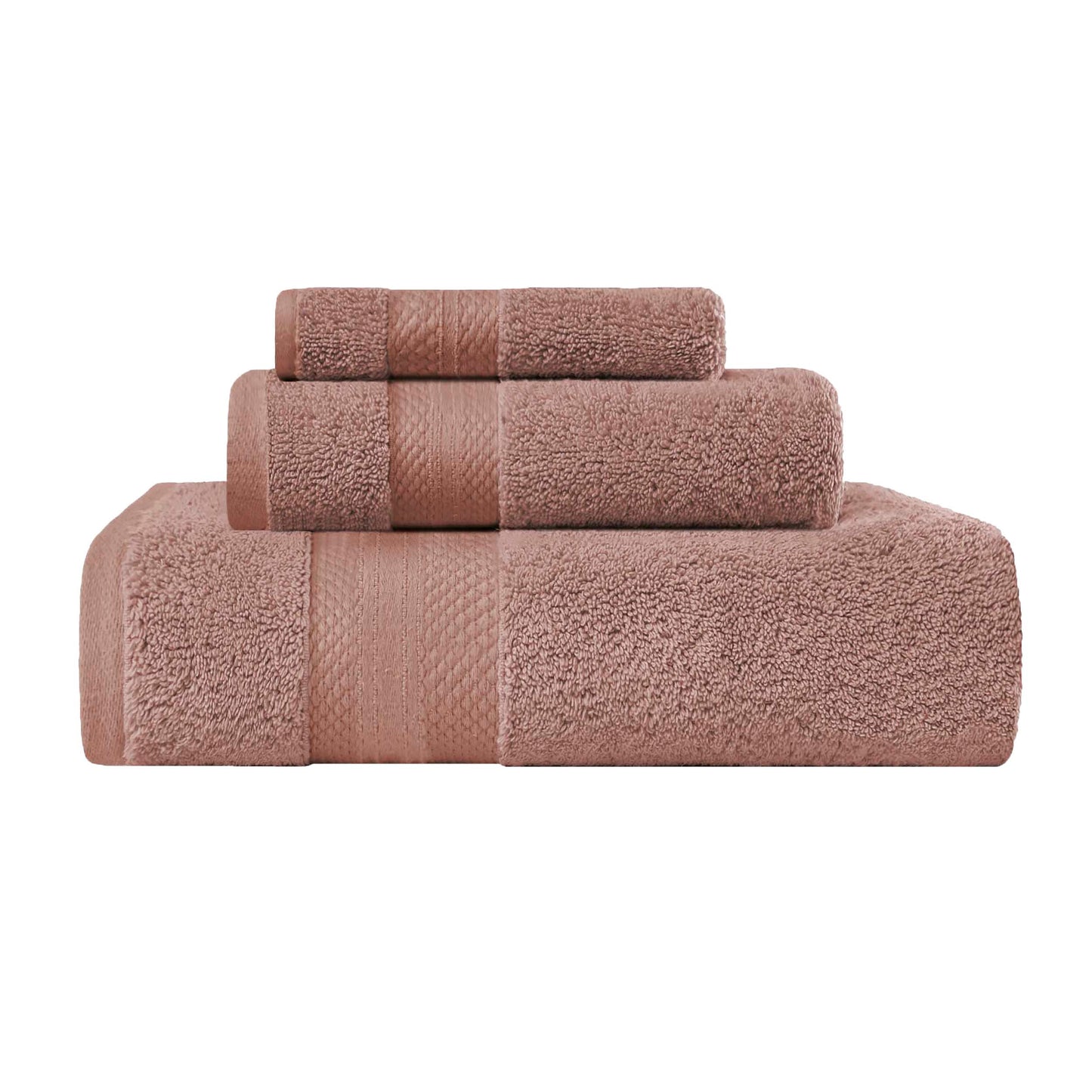 Superior Premium Turkish-Cotton Assorted Towel Set - Taupe