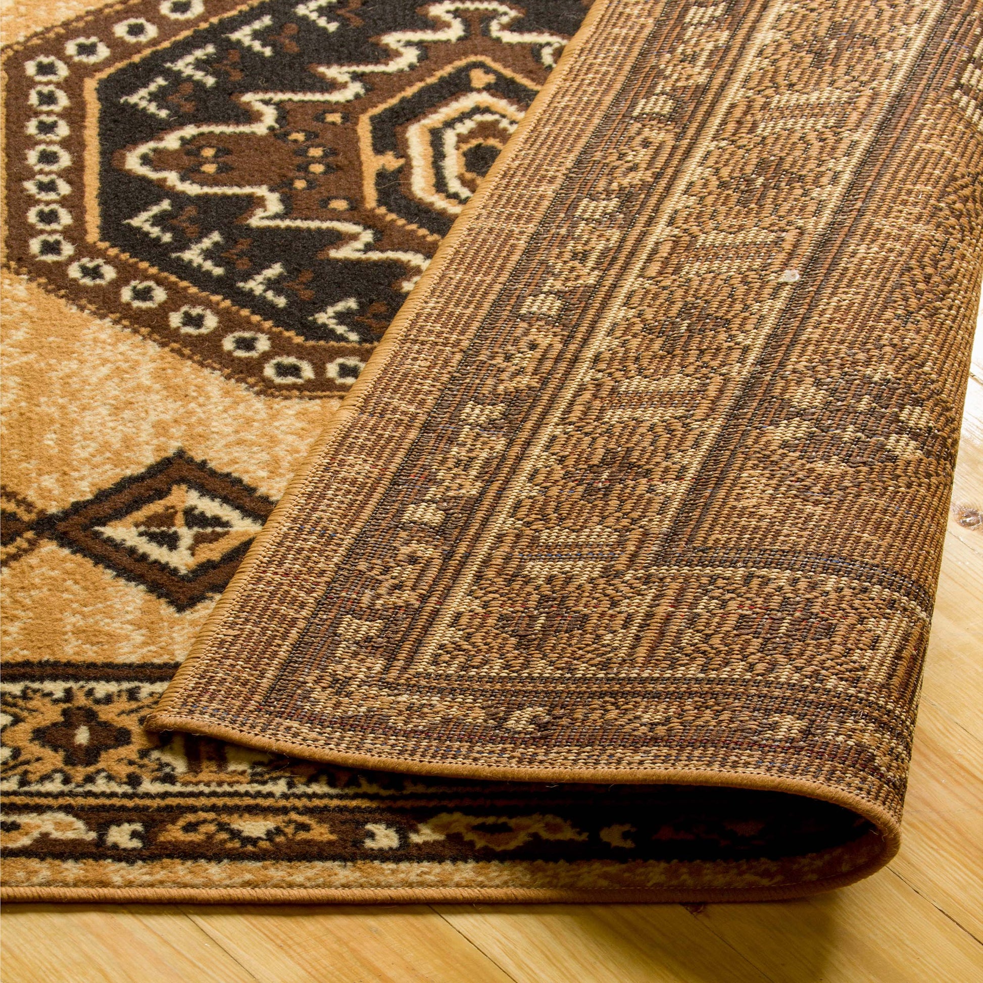 Takeo Southwestern Aztec Geometric Indoor Area Rug - Caramel