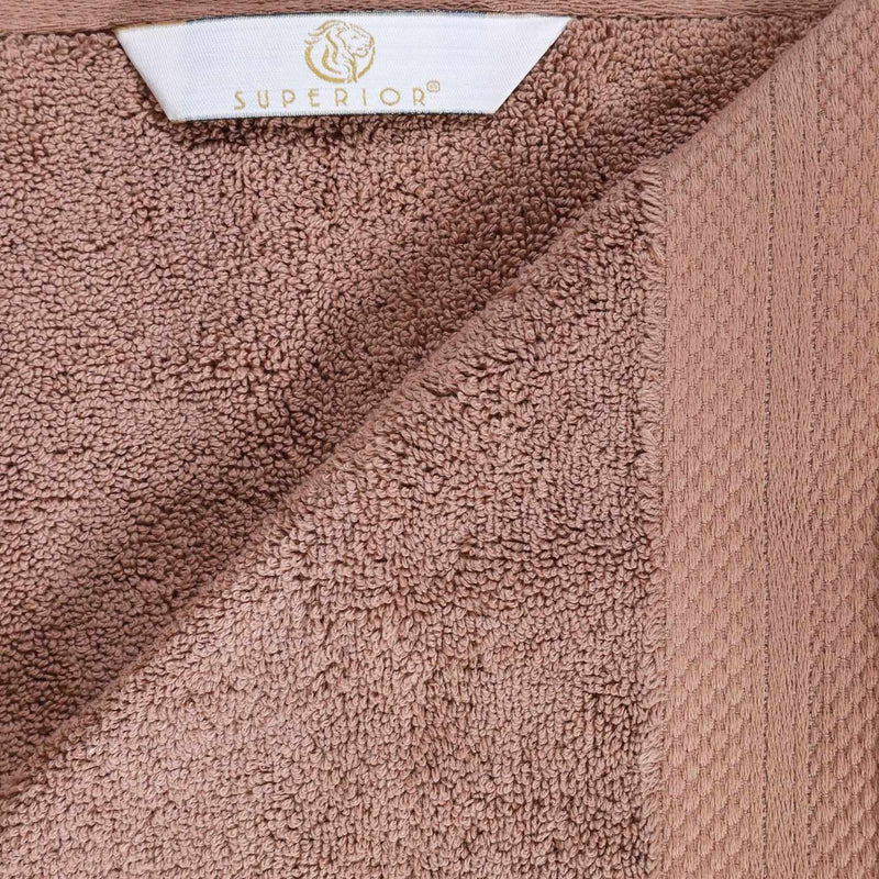 Turkish Cotton Highly Absorbent Solid 6 Piece Towel Set - Taupe