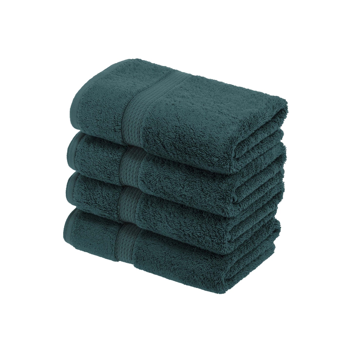 Madison Egyptian Cotton Pile Plush Heavyweight Hand Towel Set of 4