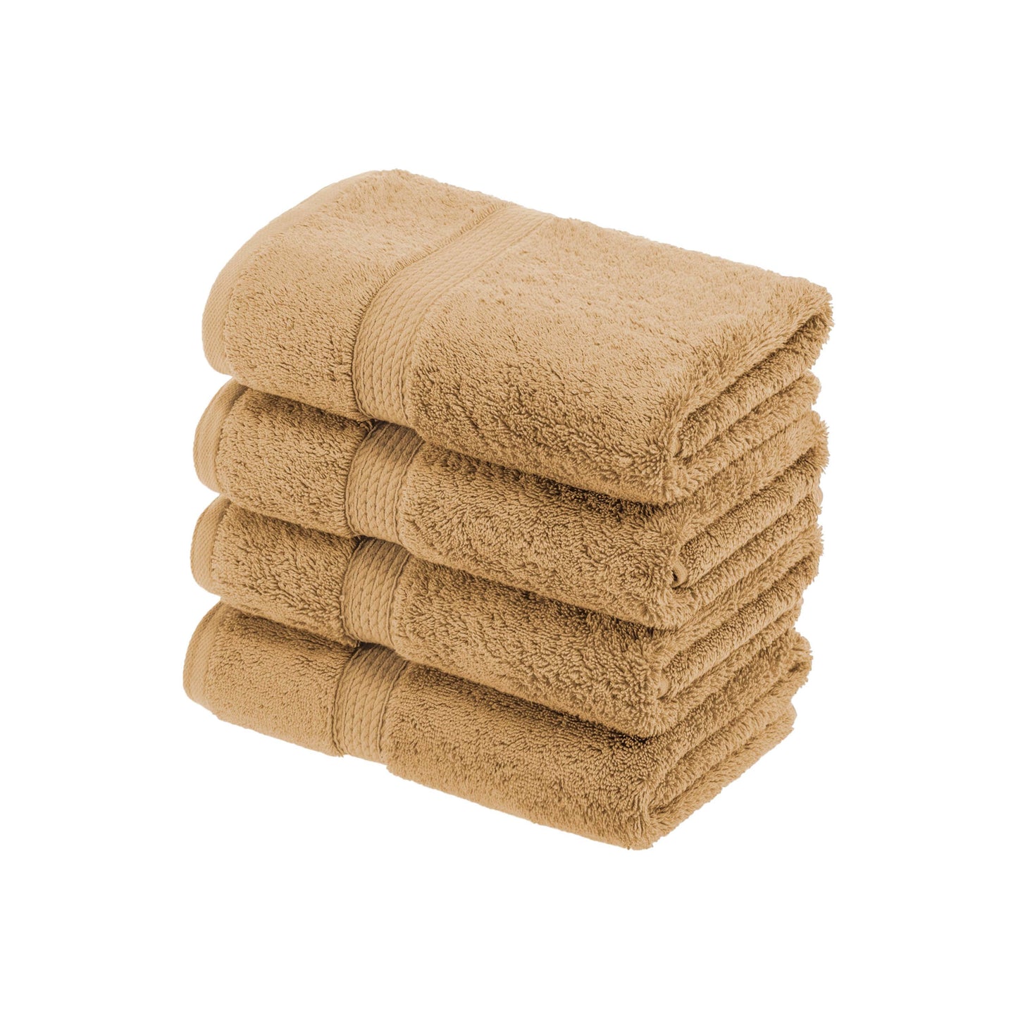 Madison Egyptian Cotton Pile Plush Heavyweight Hand Towel Set of 4