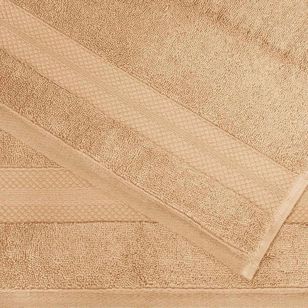 Superior Premium Turkish Cotton Assorted 9-Piece Towel Set - Hazelnut