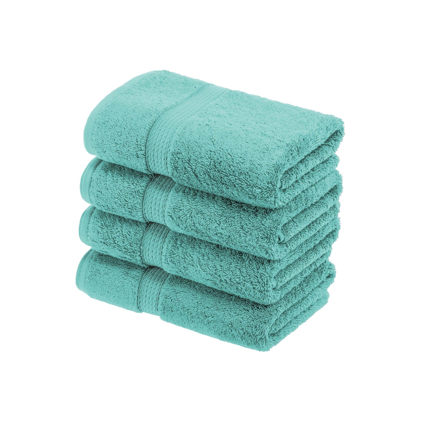 Madison Egyptian Cotton Pile Plush Heavyweight Hand Towel Set of 4