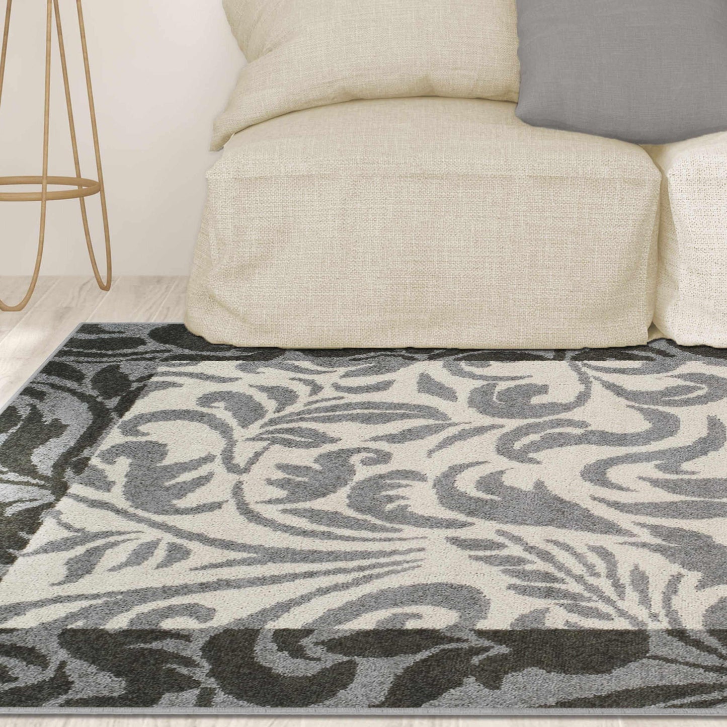 Superior Verdure Traditional Floral Vine Indoor Area Rug