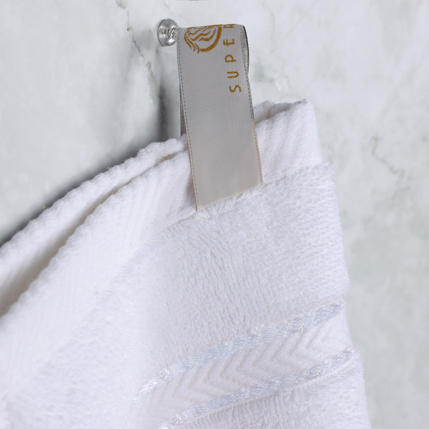 Ultra Plush Turkish Cotton Super Absorbent Solid 2-Piece Bath Sheet Set - White