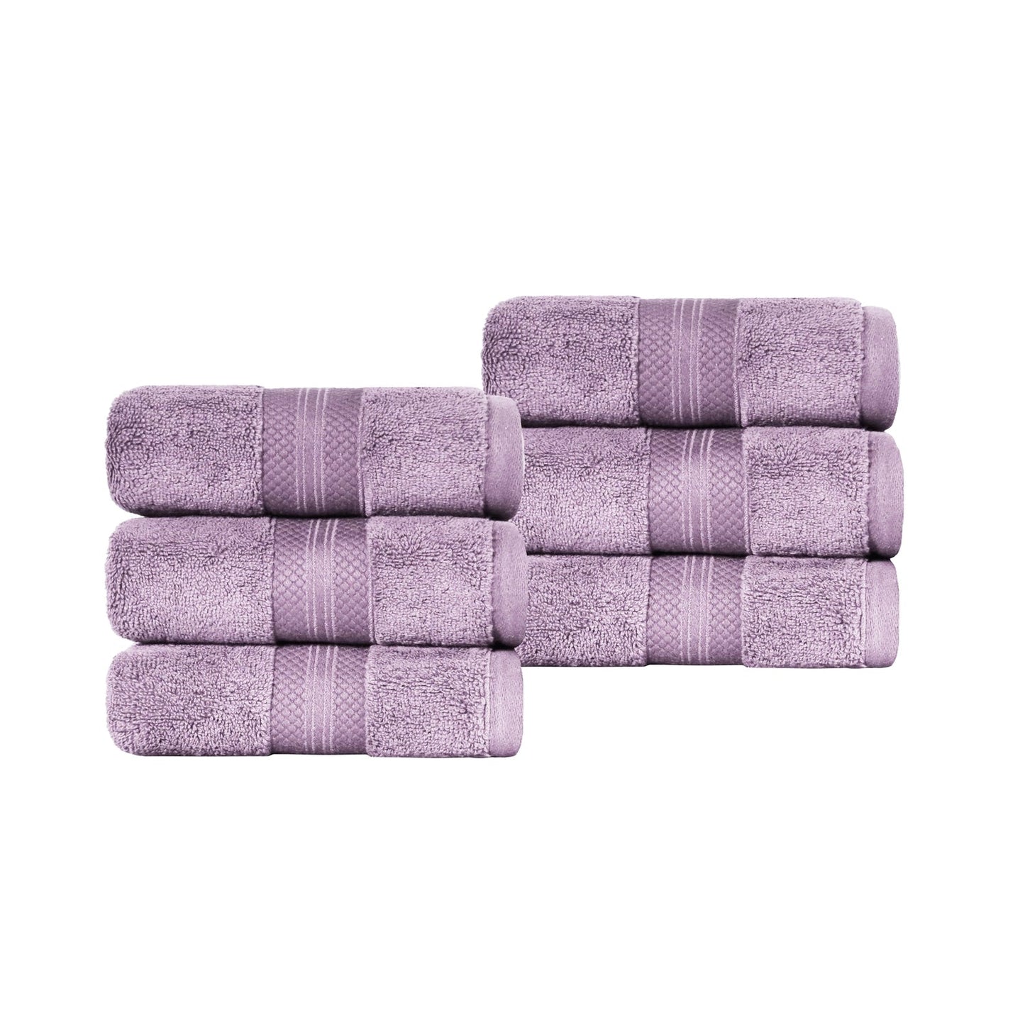 Superior Premium Turkish-Cotton Assorted Towel Set - Wisteria