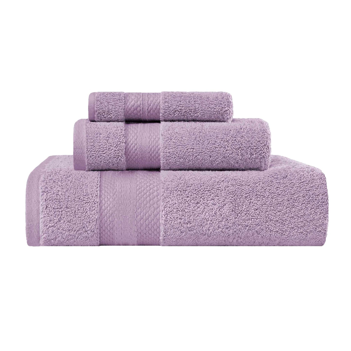 Superior Premium Turkish-Cotton Assorted Towel Set - Wisteria