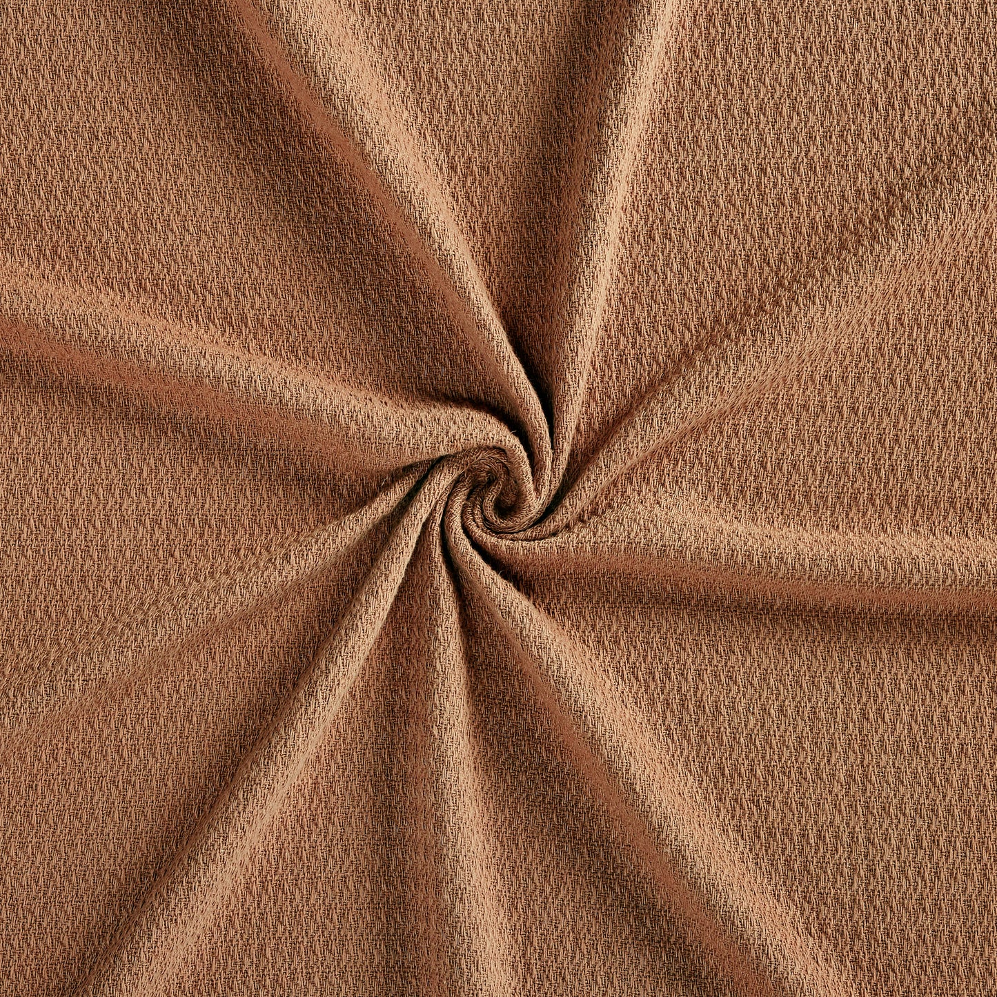 Waffle Weave Honeycomb Knit Soft Solid Textured Cotton Blanket - Camel