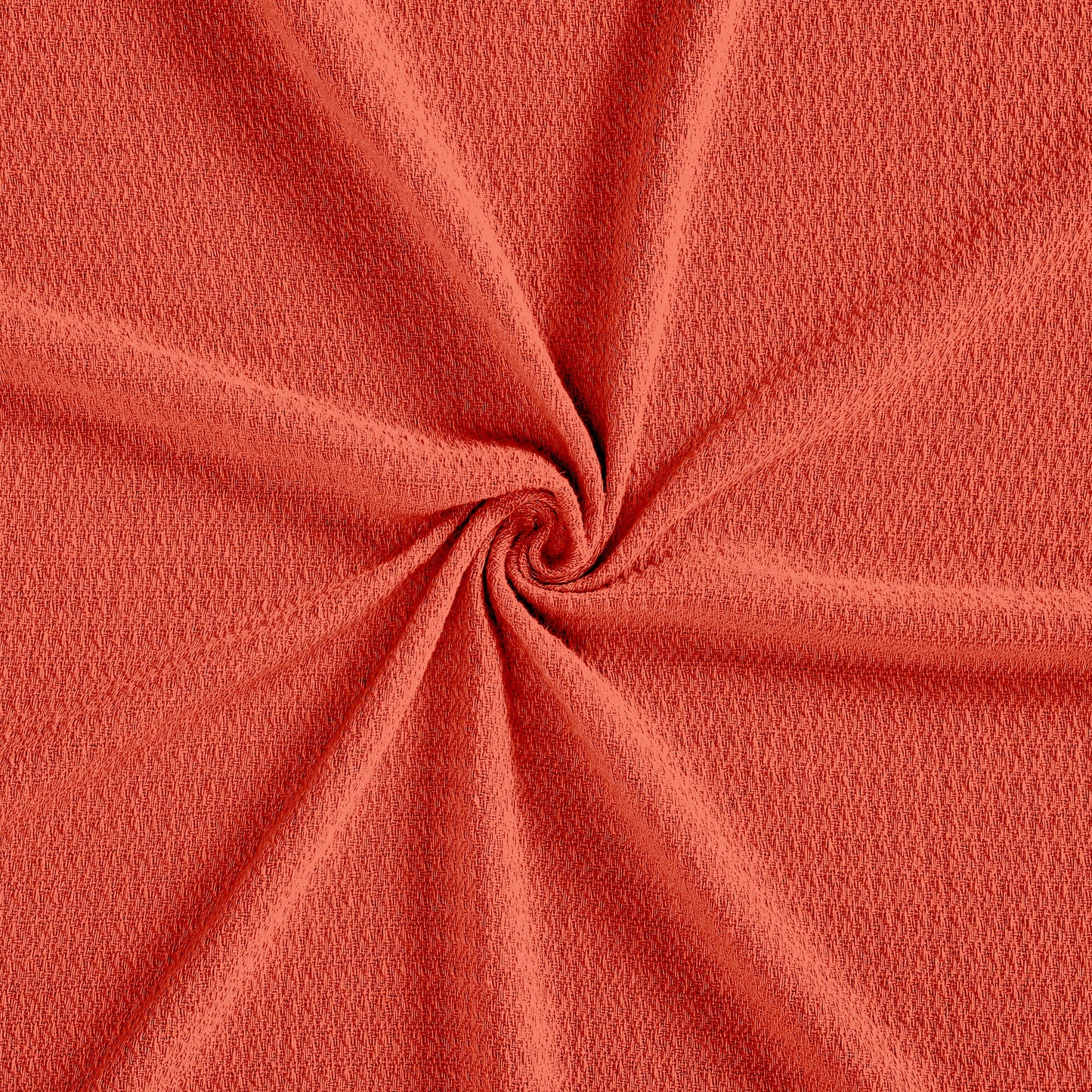 Waffle Weave Honeycomb Knit Soft Solid Textured Cotton Blanket - Coral