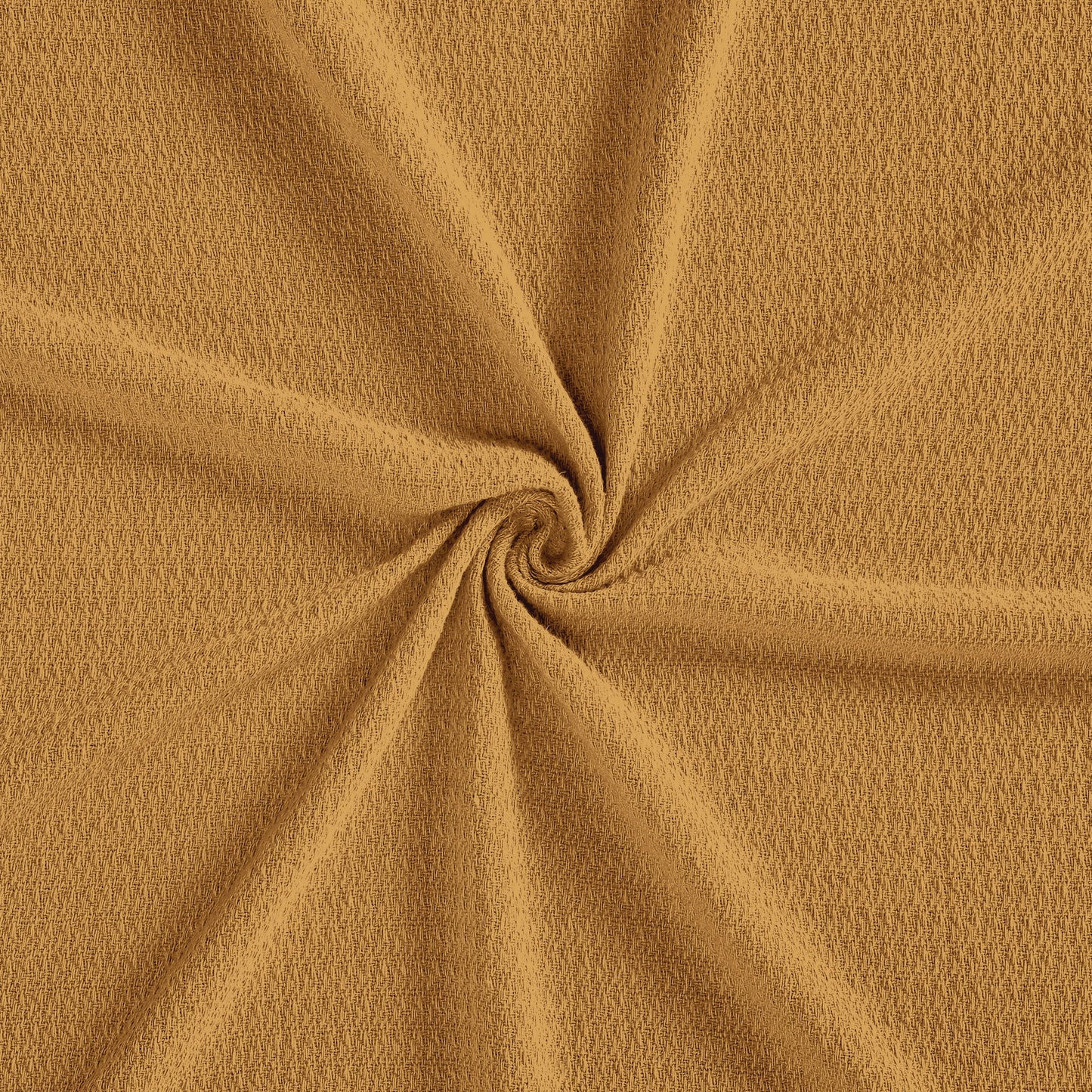 Waffle Weave Honeycomb Knit Soft Solid Textured Cotton Blanket - Sahara