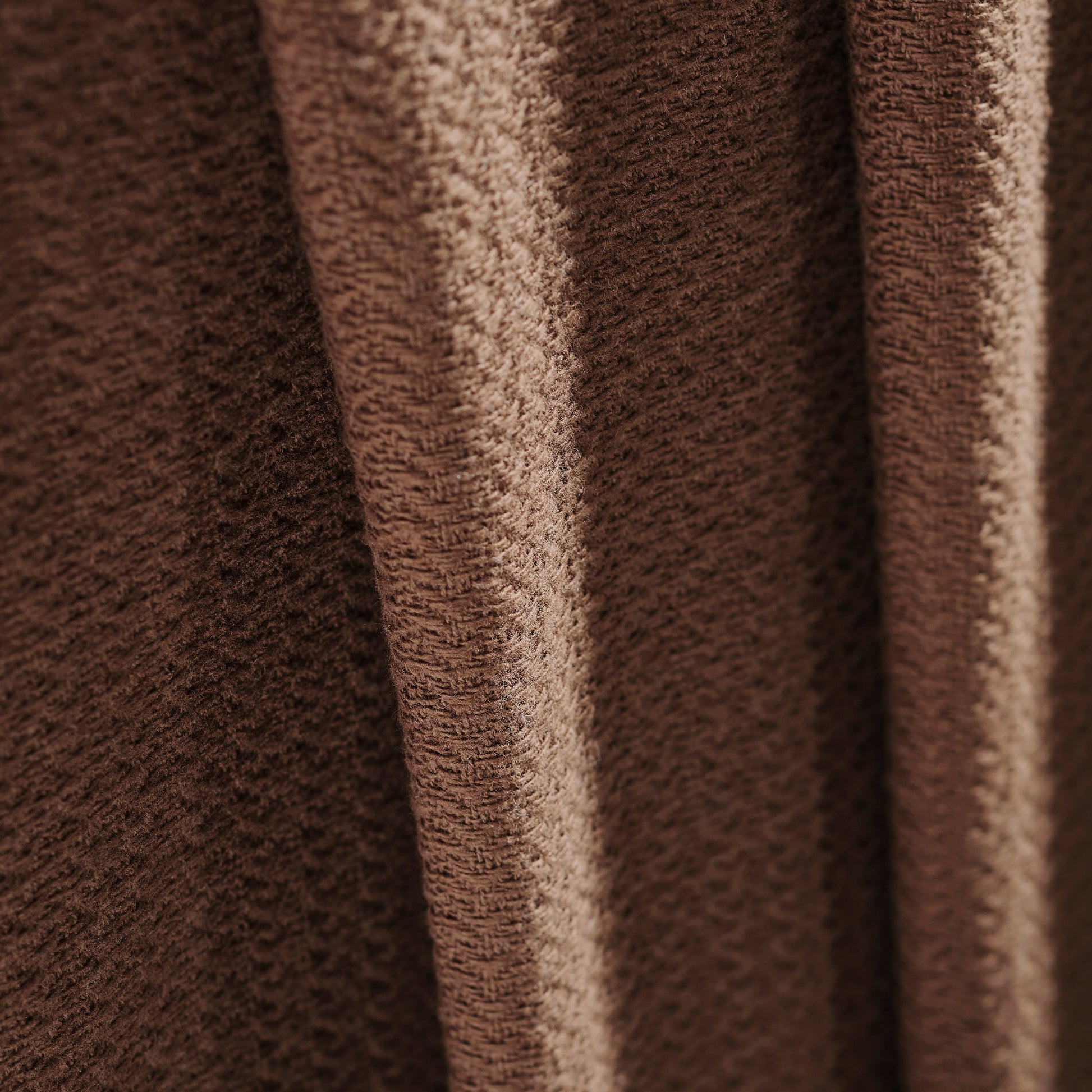 Waffle Weave Honeycomb Knit Soft Solid Textured Cotton Blanket - Chocolate