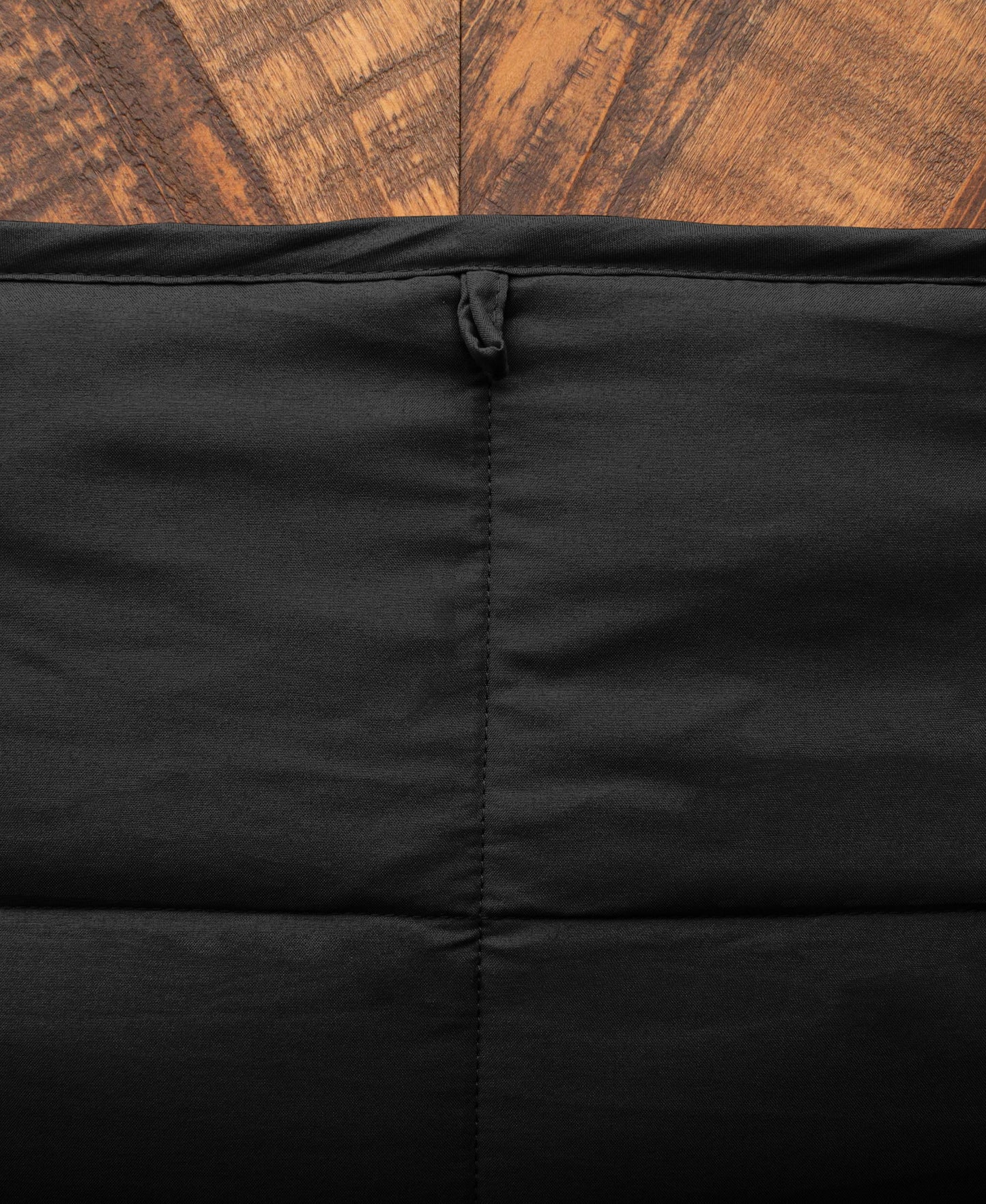 Weighted Quilted Microfiber Throw Blanket - Black