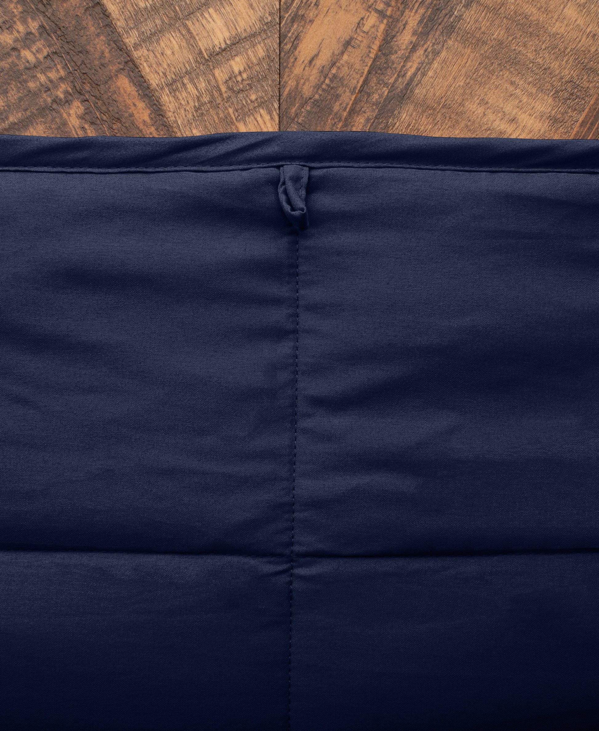 Weighted Quilted Microfiber Throw Blanket - Navy Blue