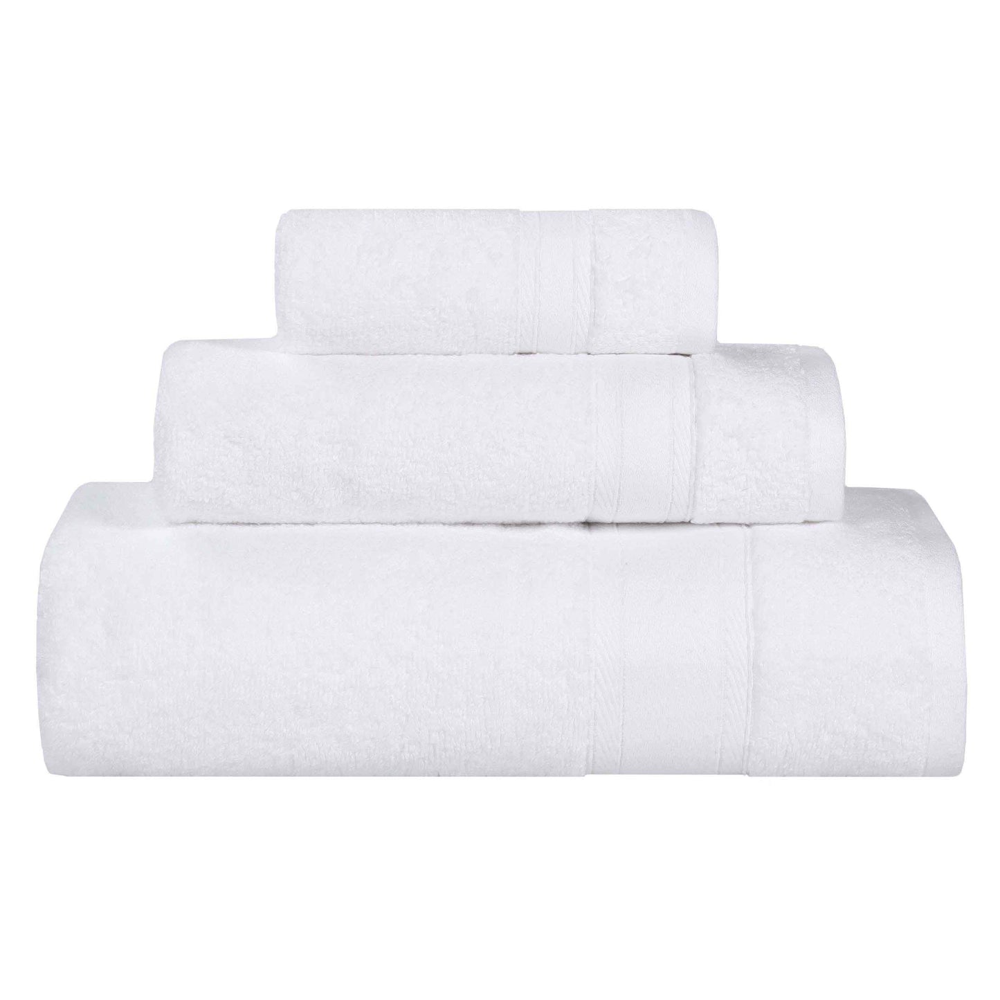Belmont Zero Twist Cotton Medium Weight 3 Piece Towel Set