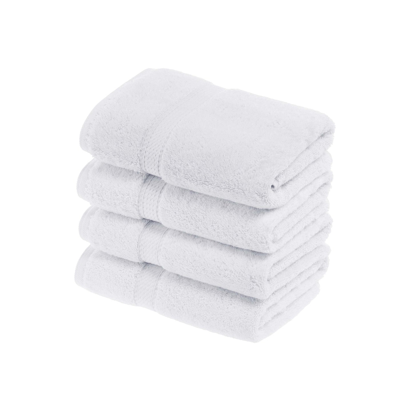 Madison Egyptian Cotton Pile Plush Heavyweight Hand Towel Set of 4