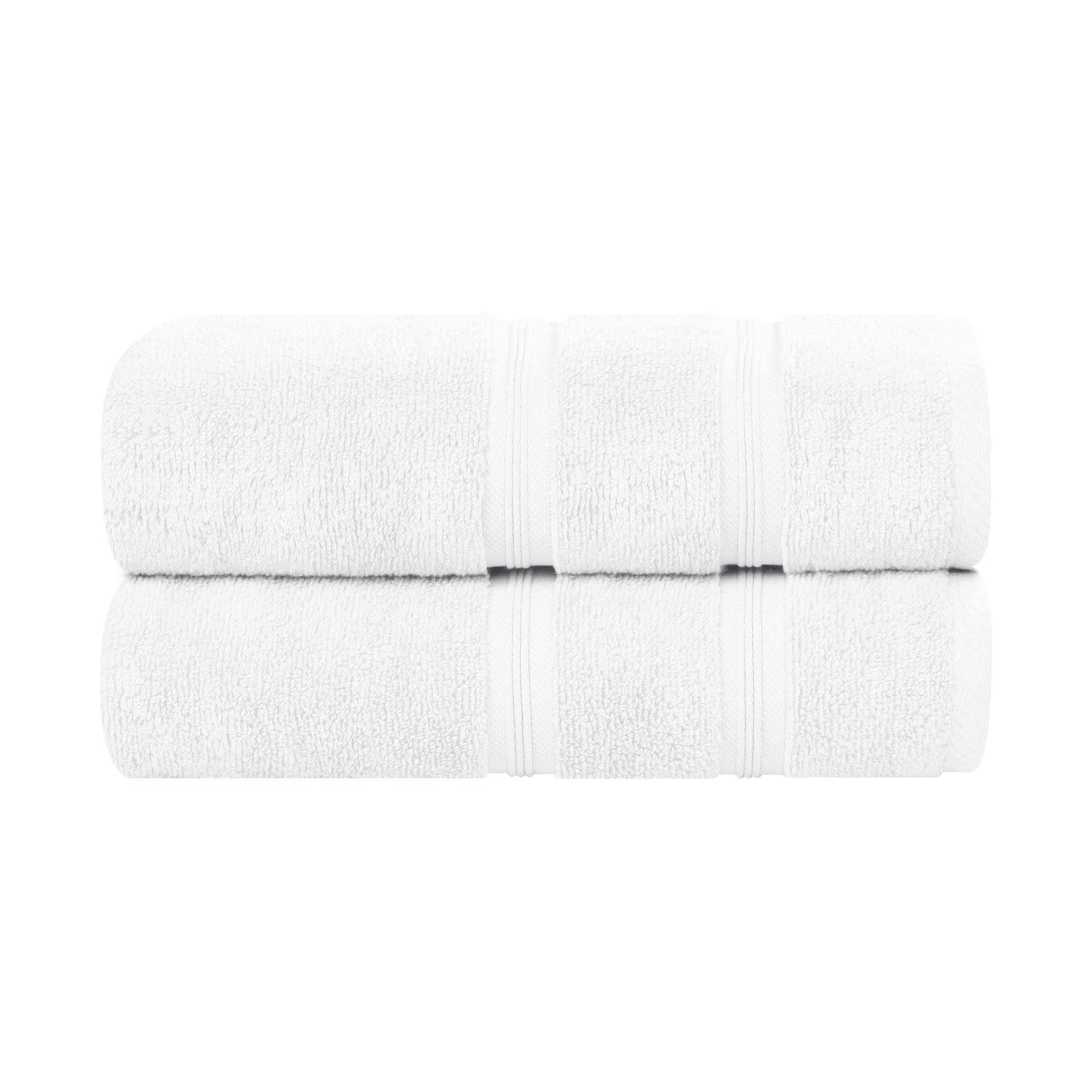 Smart Dry Zero Twist Cotton Medium Weight Bath Sheets, Set of 2