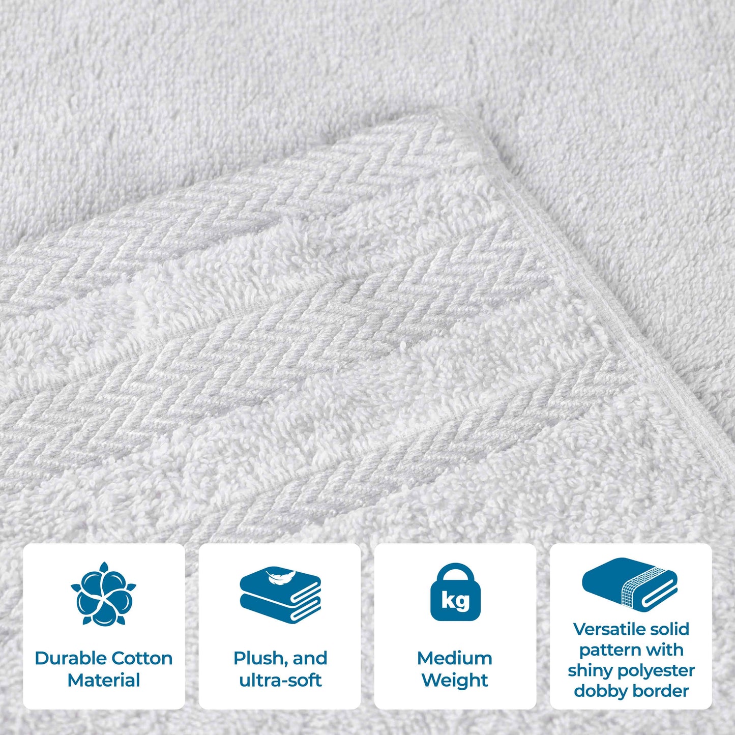 Hays Cotton Medium Weight 9 Piece Assorted Bathroom Towel Set