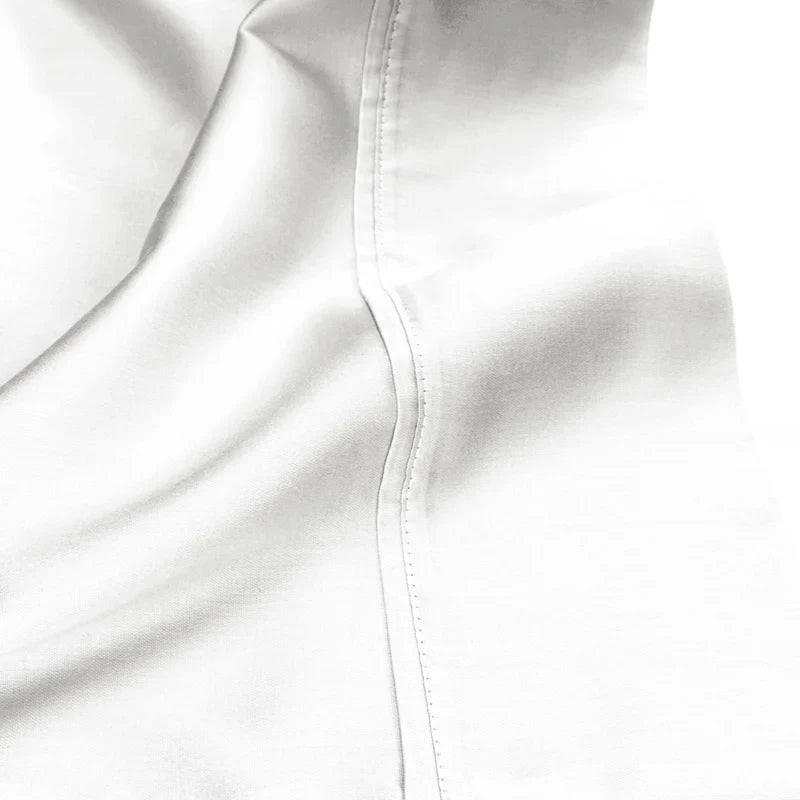 Egyptian Cotton 530 Thread Count Solid Pillowcases Set of 2 - White