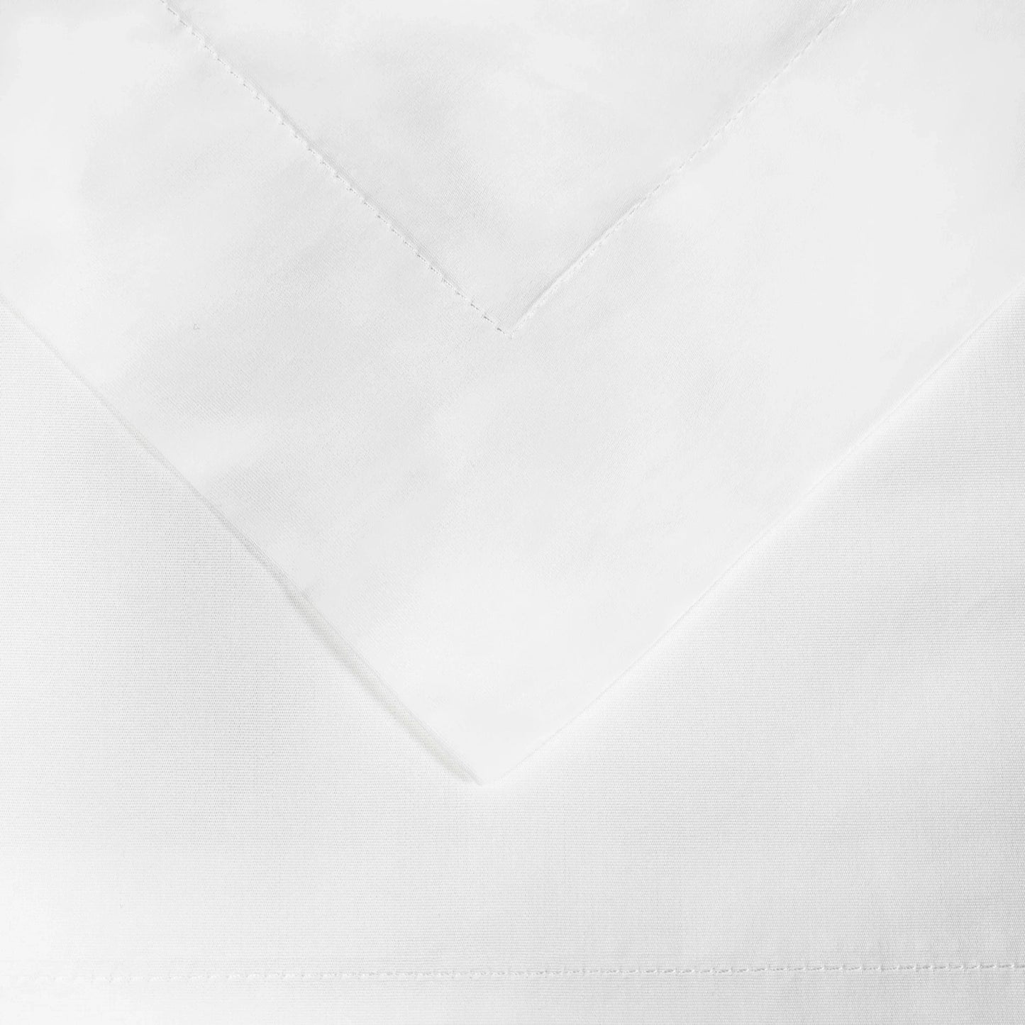 Cotton Percale Modern Traditional Duvet Cover Set - White