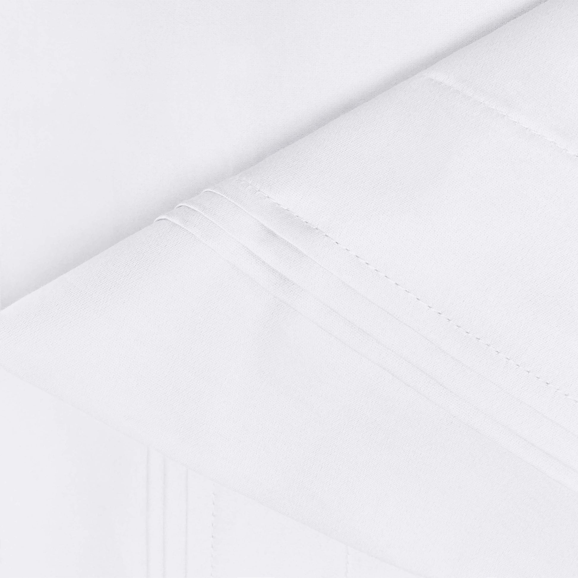 Egyptian Cotton 650 Thread Count Eco-Friendly Solid Sheet Set - White