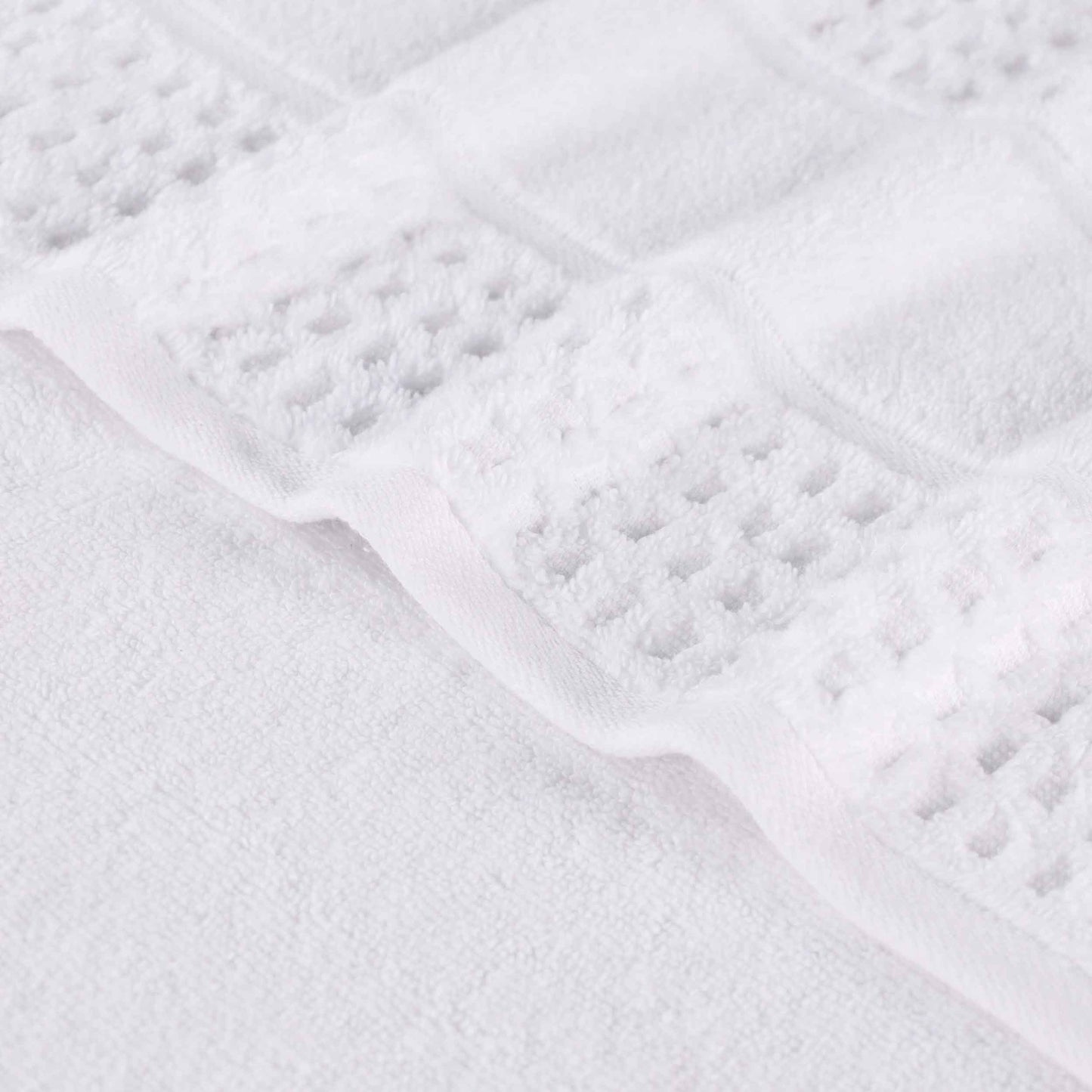 Napa Zero Twist Cotton Solid Waffle Honeycomb 9 Piece Towel Set