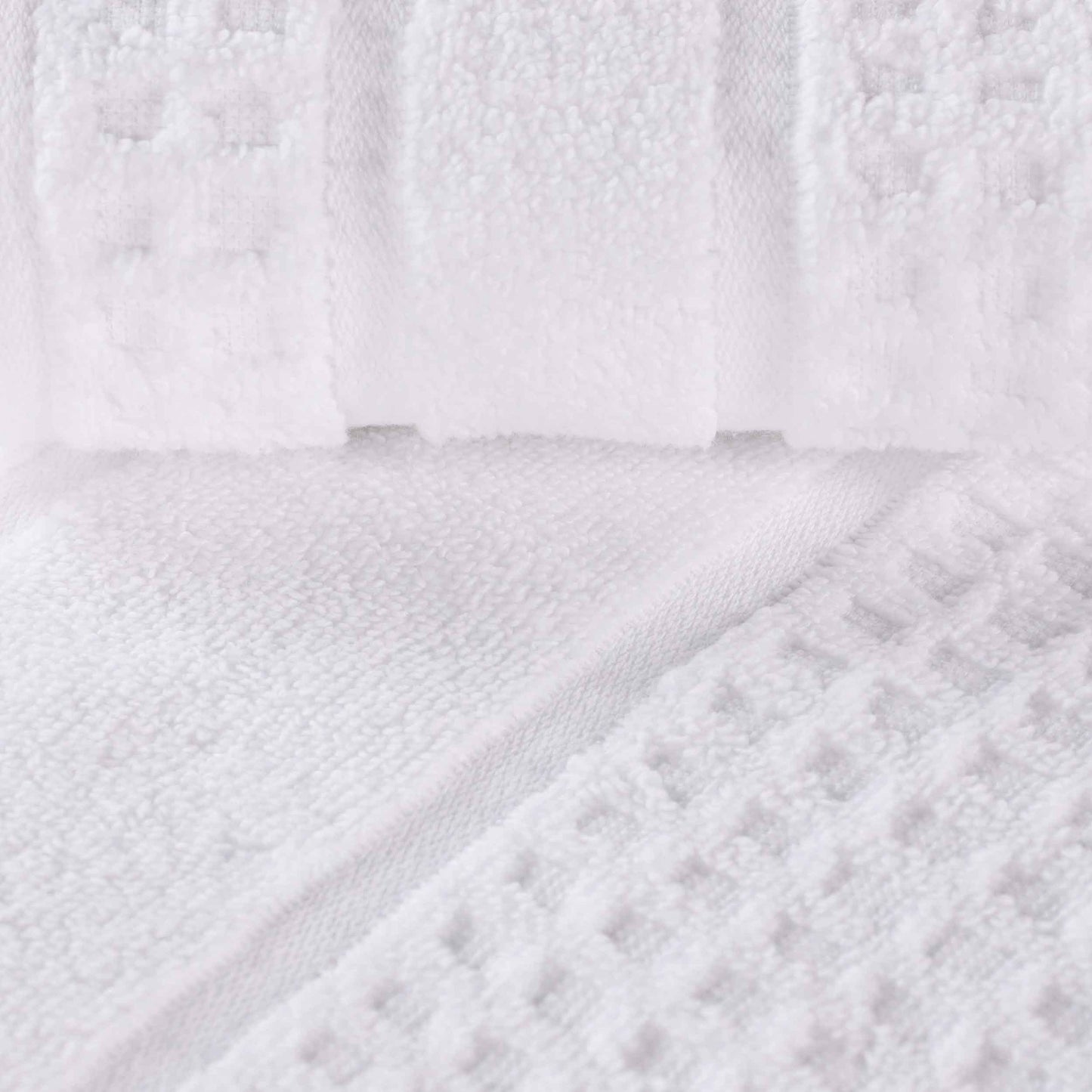 Napa Zero Twist Cotton Solid Waffle Honeycomb 12 Piece Towel Set