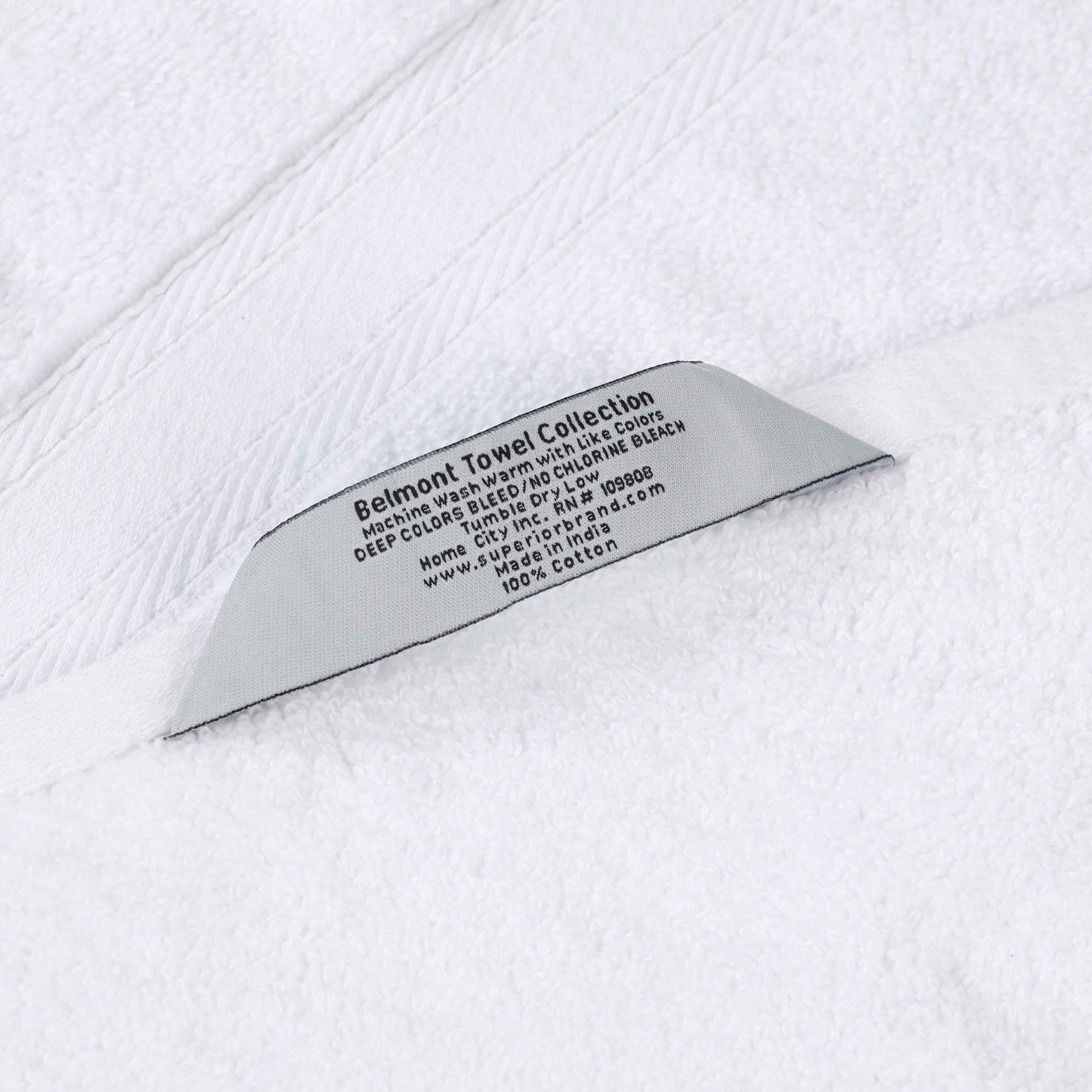 Belmont Zero Twist Cotton Medium Weight 3 Piece Towel Set