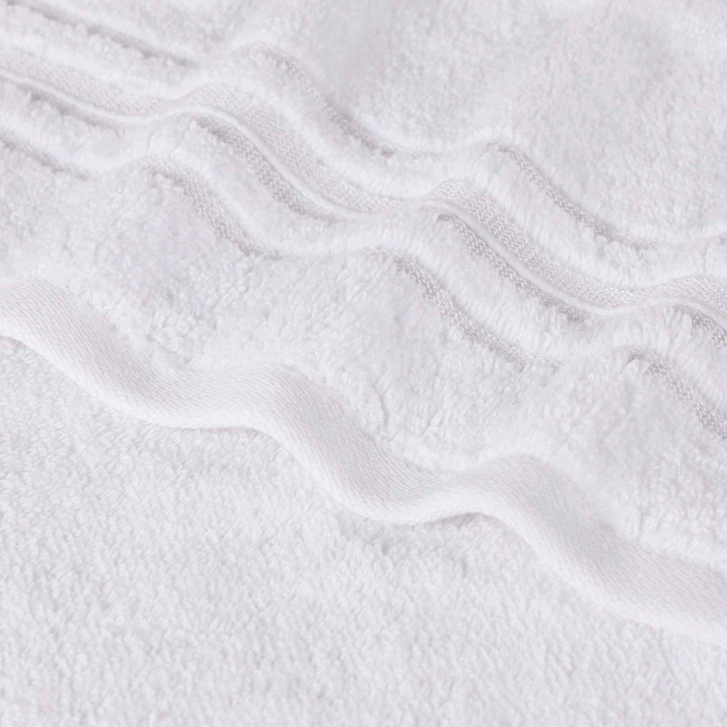 Sadie Zero Twist Cotton Solid Absorbent 3 Piece Towel Set