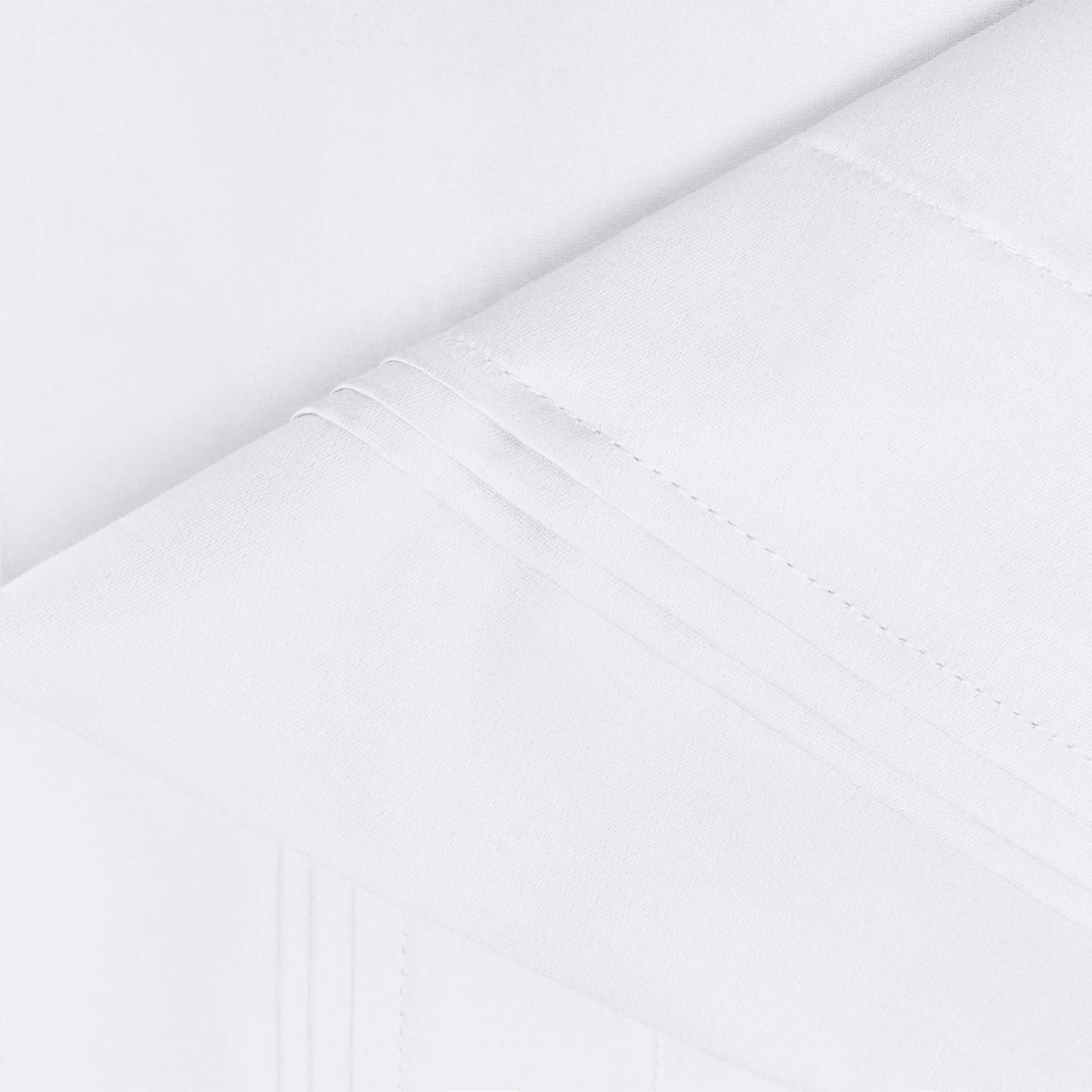 Premium 650 Thread Count Egyptian Cotton Solid Pillowcase Set - White