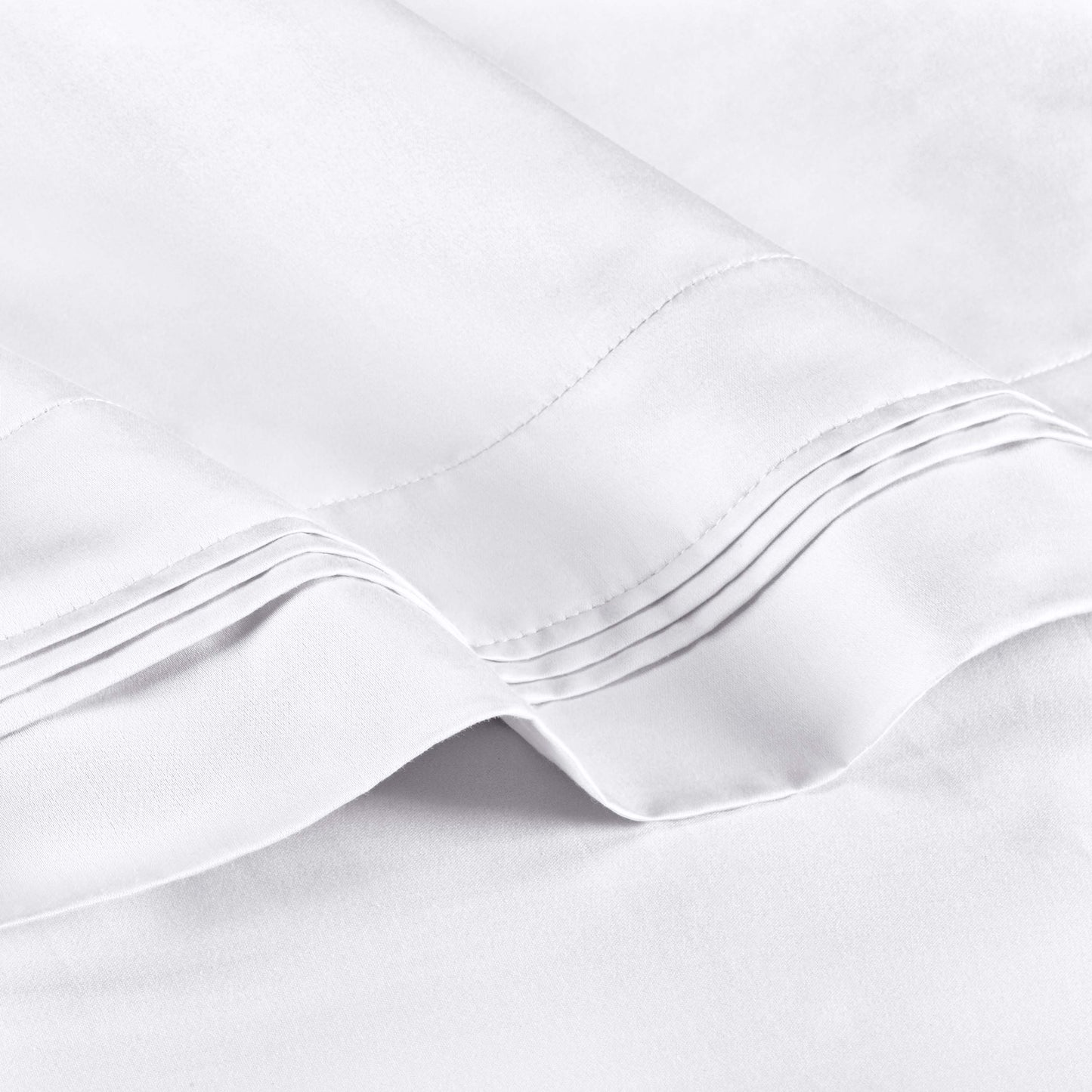 Premium 650 Thread Count Egyptian Cotton Solid Pillowcase Set - White