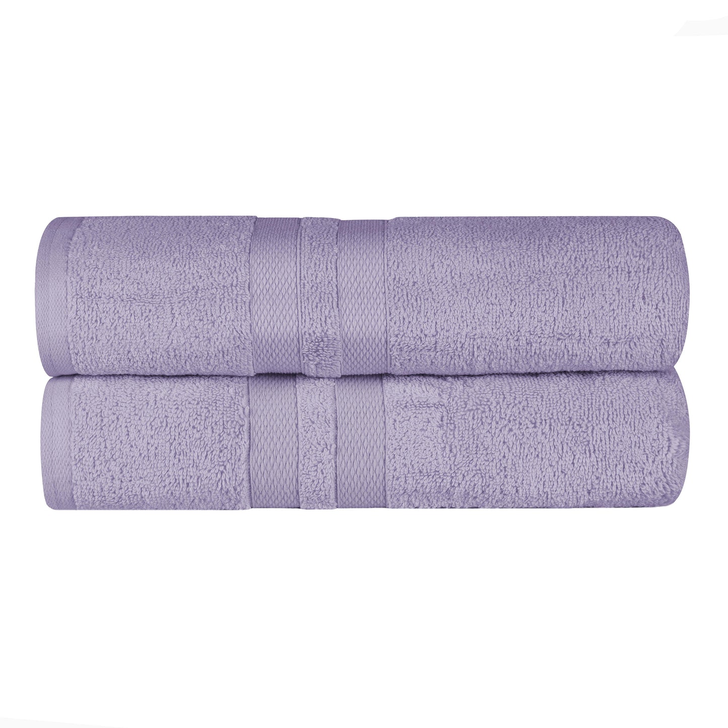 Ultra-Soft Cotton Solid Medium Weight Absorbent Bath Towel Set of 2