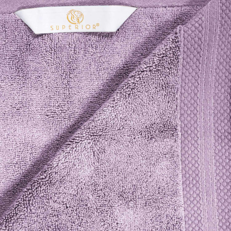 Turkish Cotton Highly Absorbent Solid 6 Piece Towel Set - Wisteria