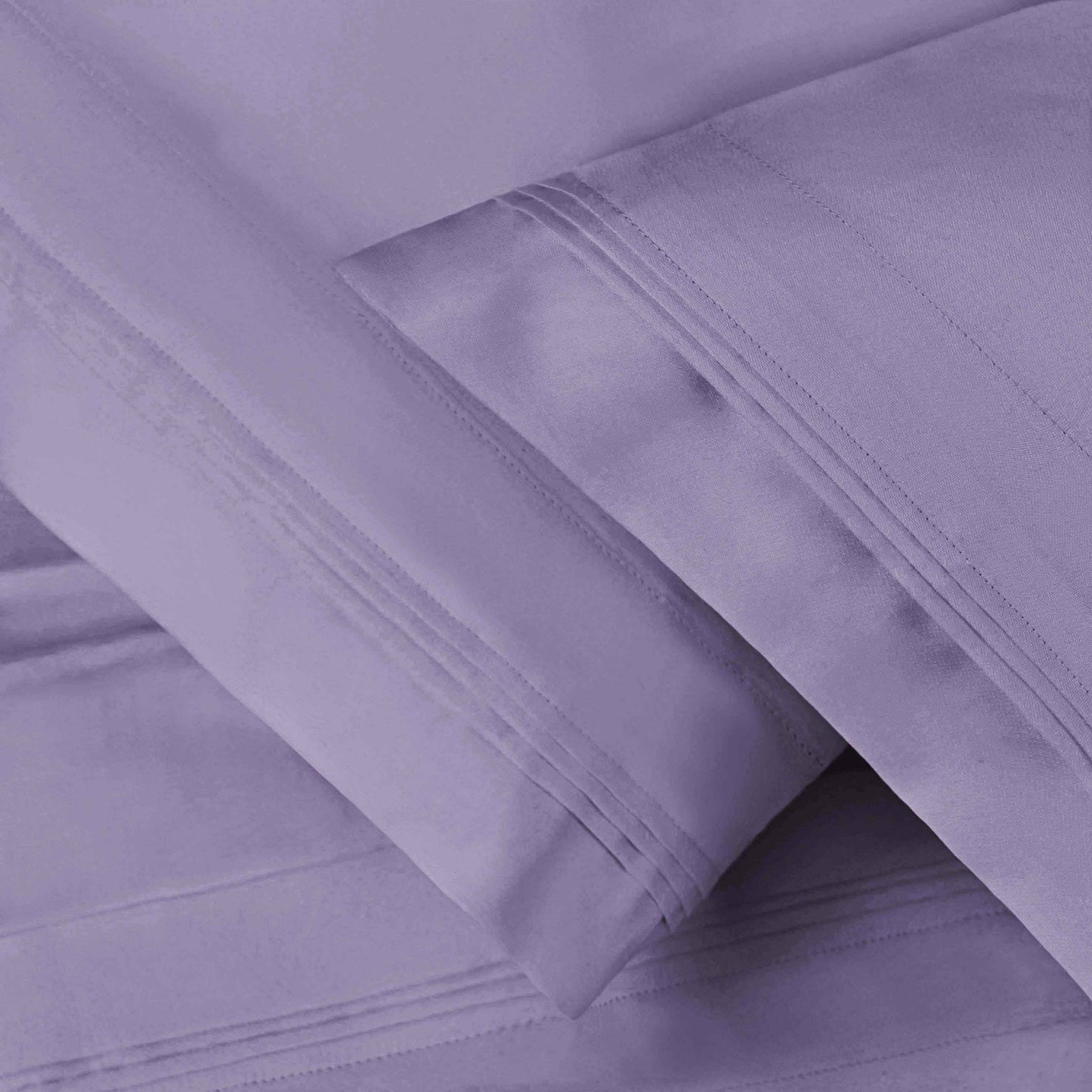 Premium 650 Thread Count Egyptian Cotton Solid Pillowcase Set