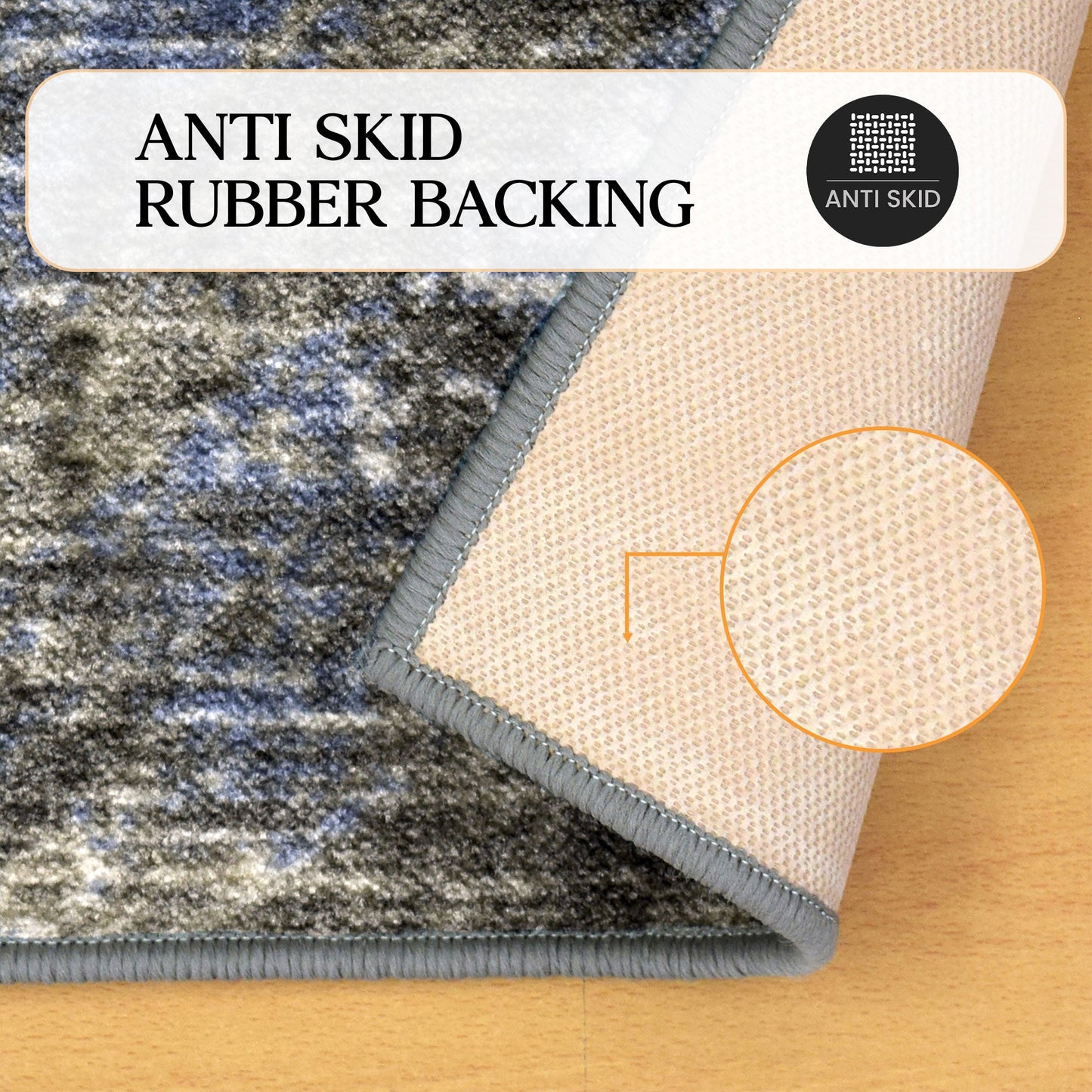 Superior Xander Abstract Non-Slip Indoor Area Rug or Runner