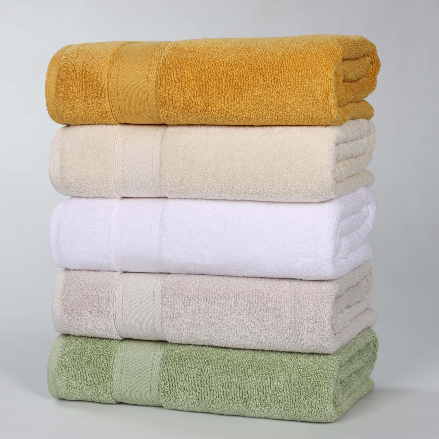 Belmont Zero Twist Cotton Medium Weight 3 Piece Towel Set