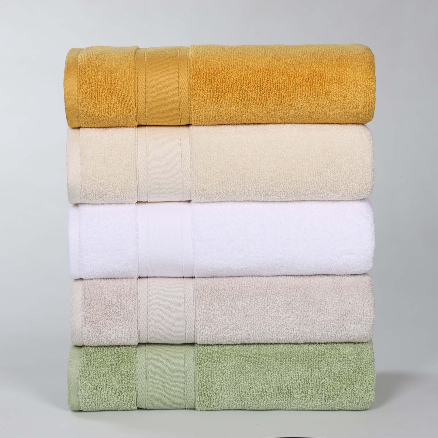 Belmont Zero Twist Cotton Medium Weight 3 Piece Towel Set