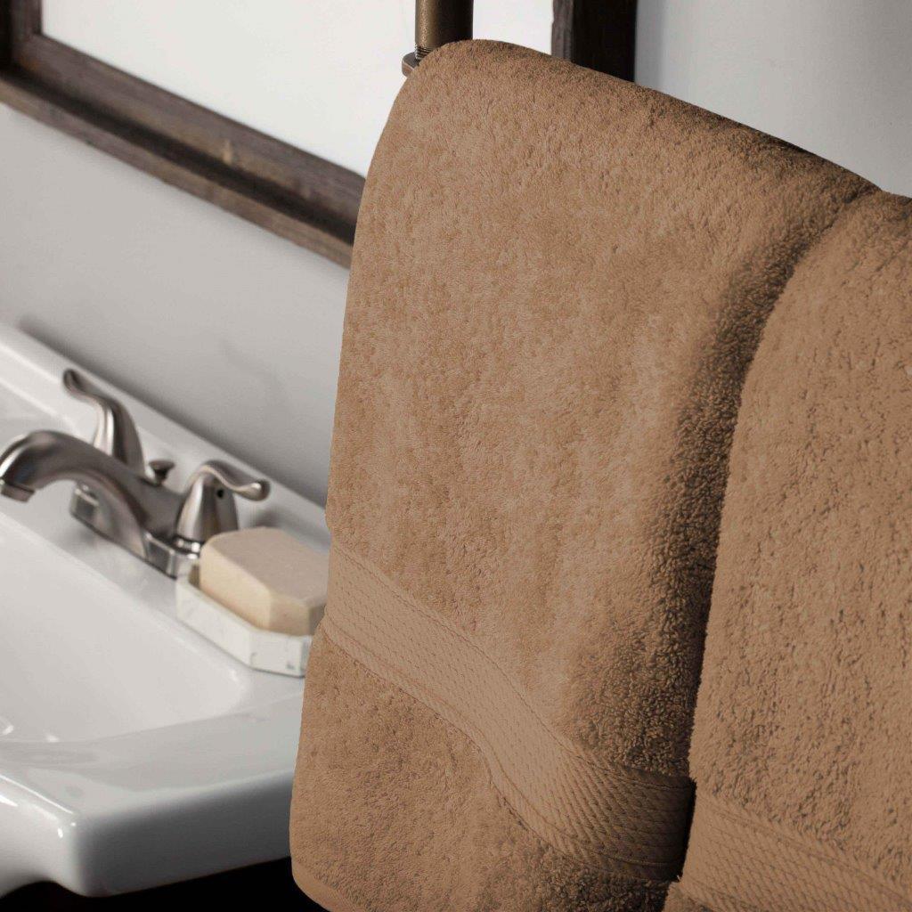 Madison Egyptian Cotton Pile Plush Heavyweight 6 Piece Towel Set