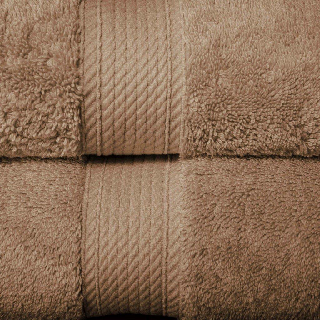 Madison Egyptian Cotton Pile Plush Heavyweight 6 Piece Towel Set