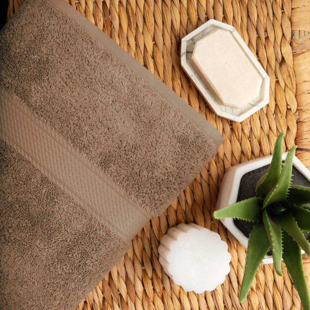 Madison Egyptian Cotton Pile Plush Heavyweight 6 Piece Towel Set