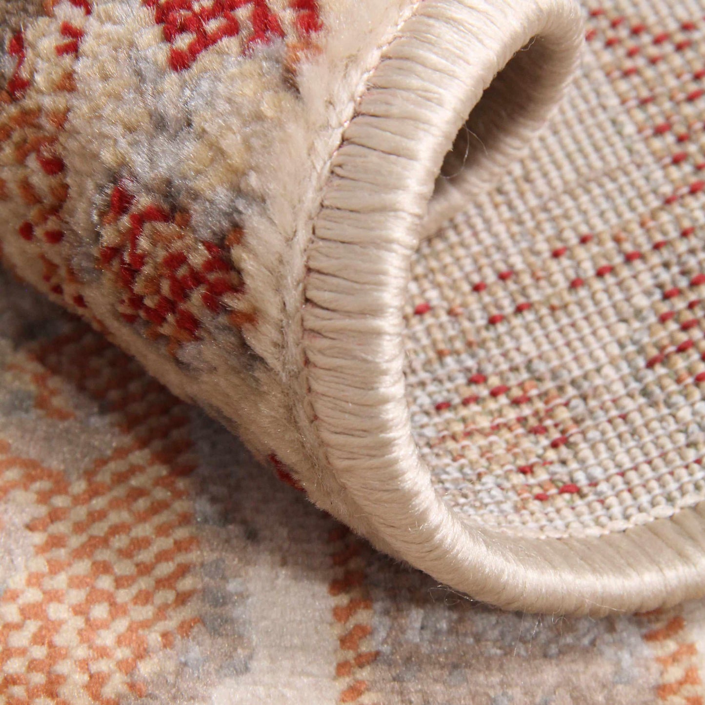 Superior Zuleyka Aztec Southwestern Indoor Area Rug or Runner Rug Or Door Mat  - Rust