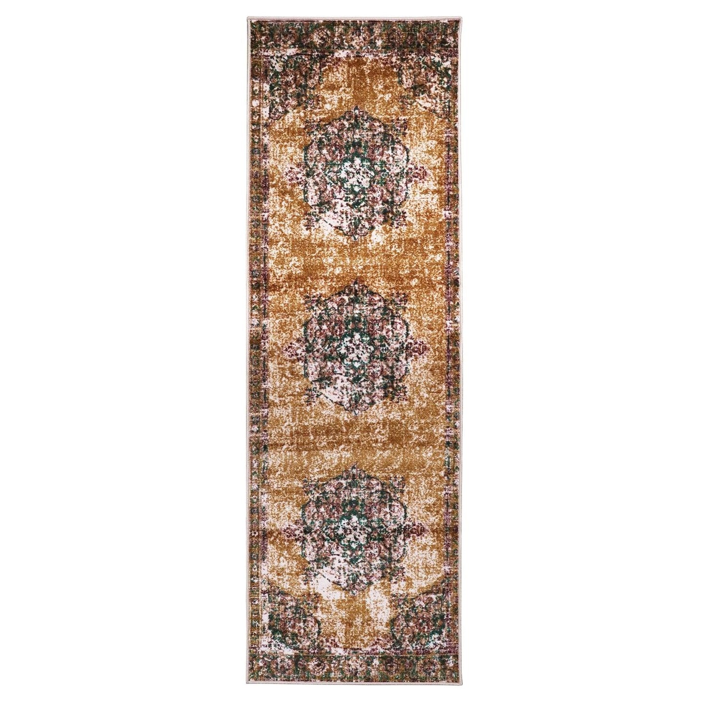 Aldrich Oriental Non-Slip Indoor Area Rug or Runner Rug