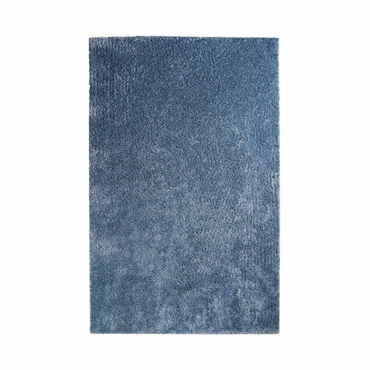 Superior Solid Indoor Plush Shag Area Rug Or Runner Or Round Rug - Blue