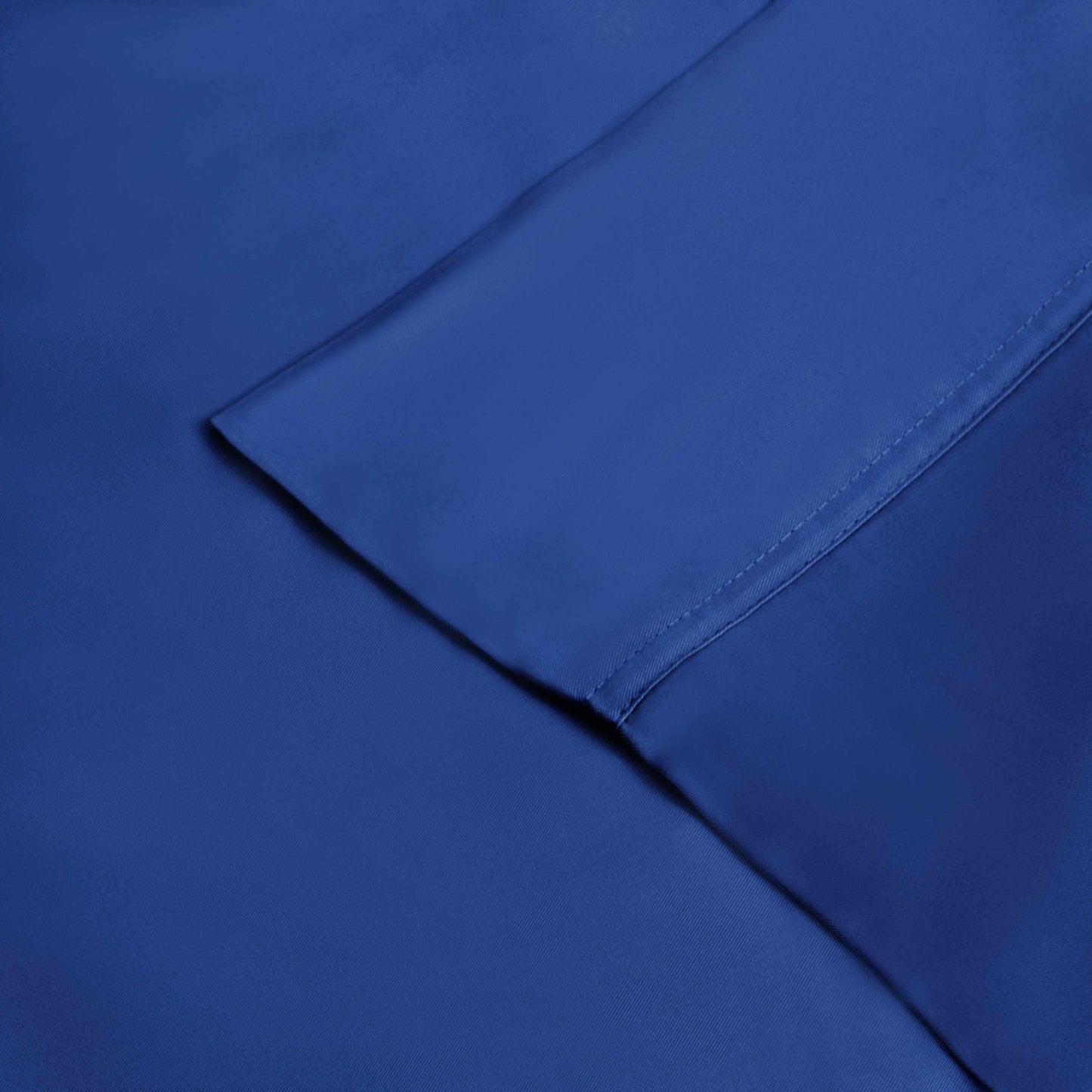Superior 100% Rayon From Bamboo 300 Thread Count Solid 2 Piece Pillowcase Set - Smoke Blue