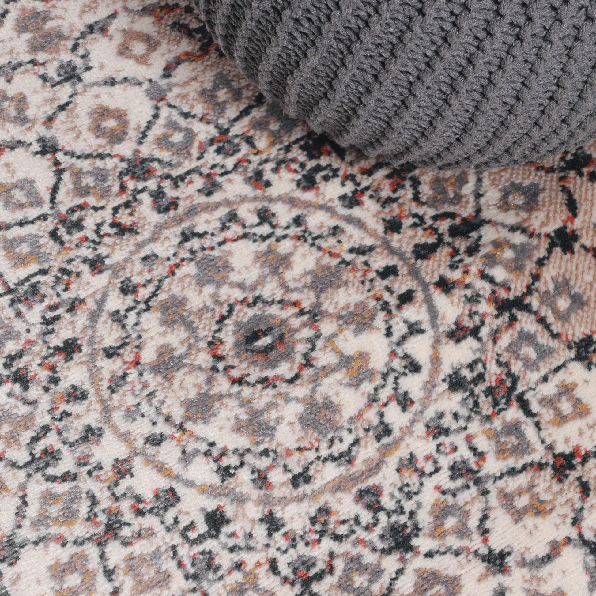 Superior Fuzzy Plush Non-Skid Soft Solid Shag Indoor Area Rug or Runner -Tuscan