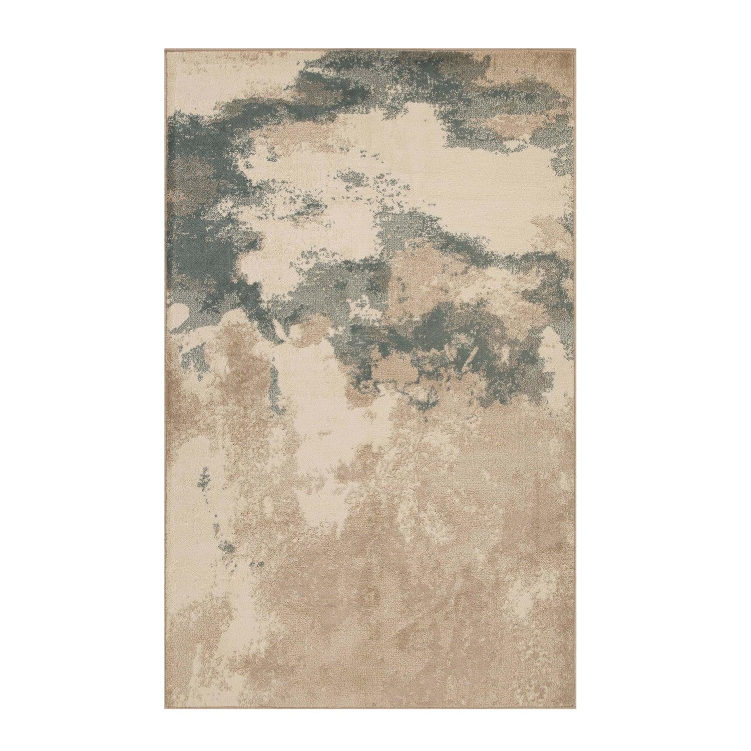 Eclectic Multi-Tone Abstract Rug or Runner - Blue