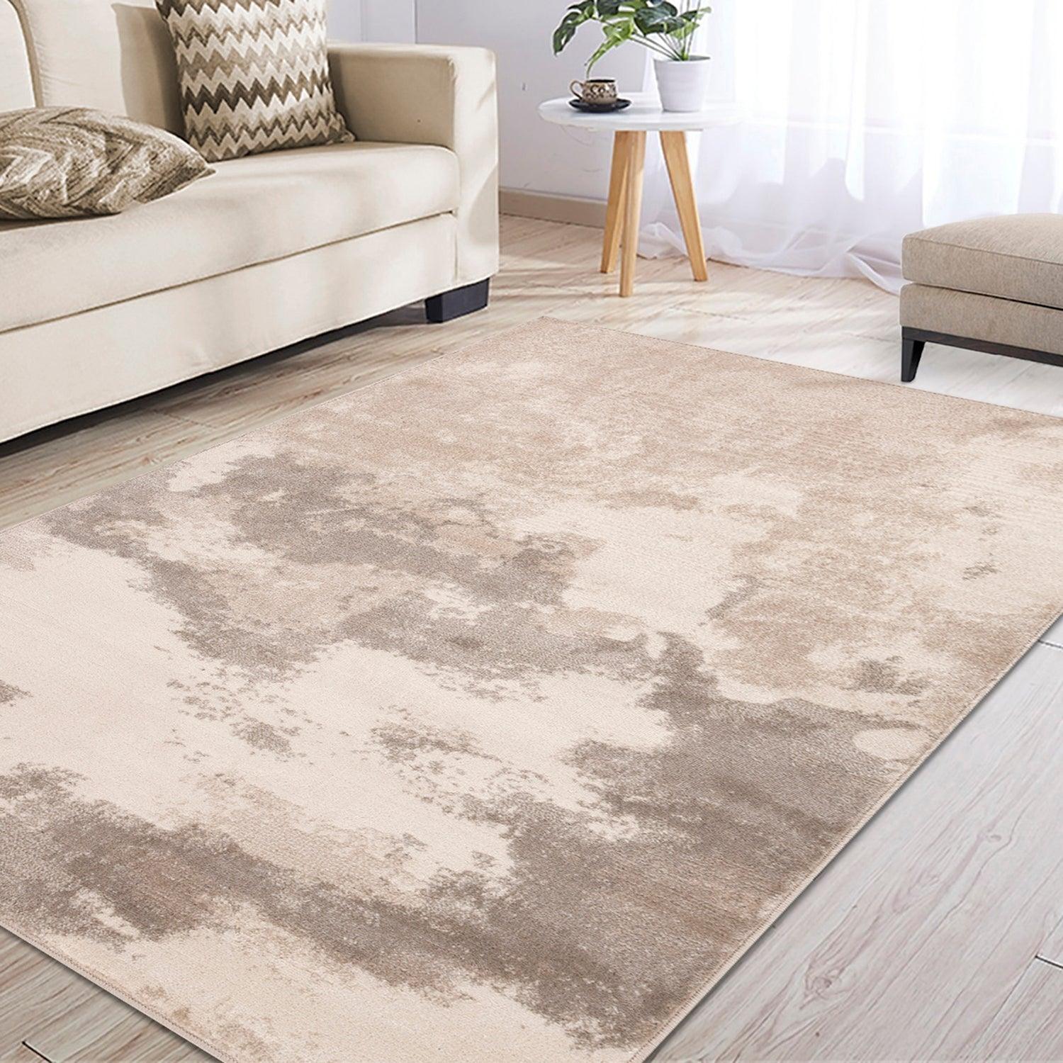 Eclectic Multi-Tone Abstract Rug or Runner - Grey