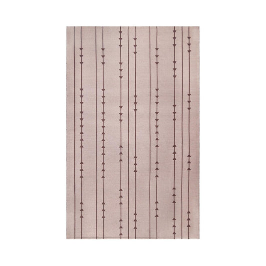 Superior Bohemian Arrow Line Pattern Indoor Outdoor Area Rug - Beige