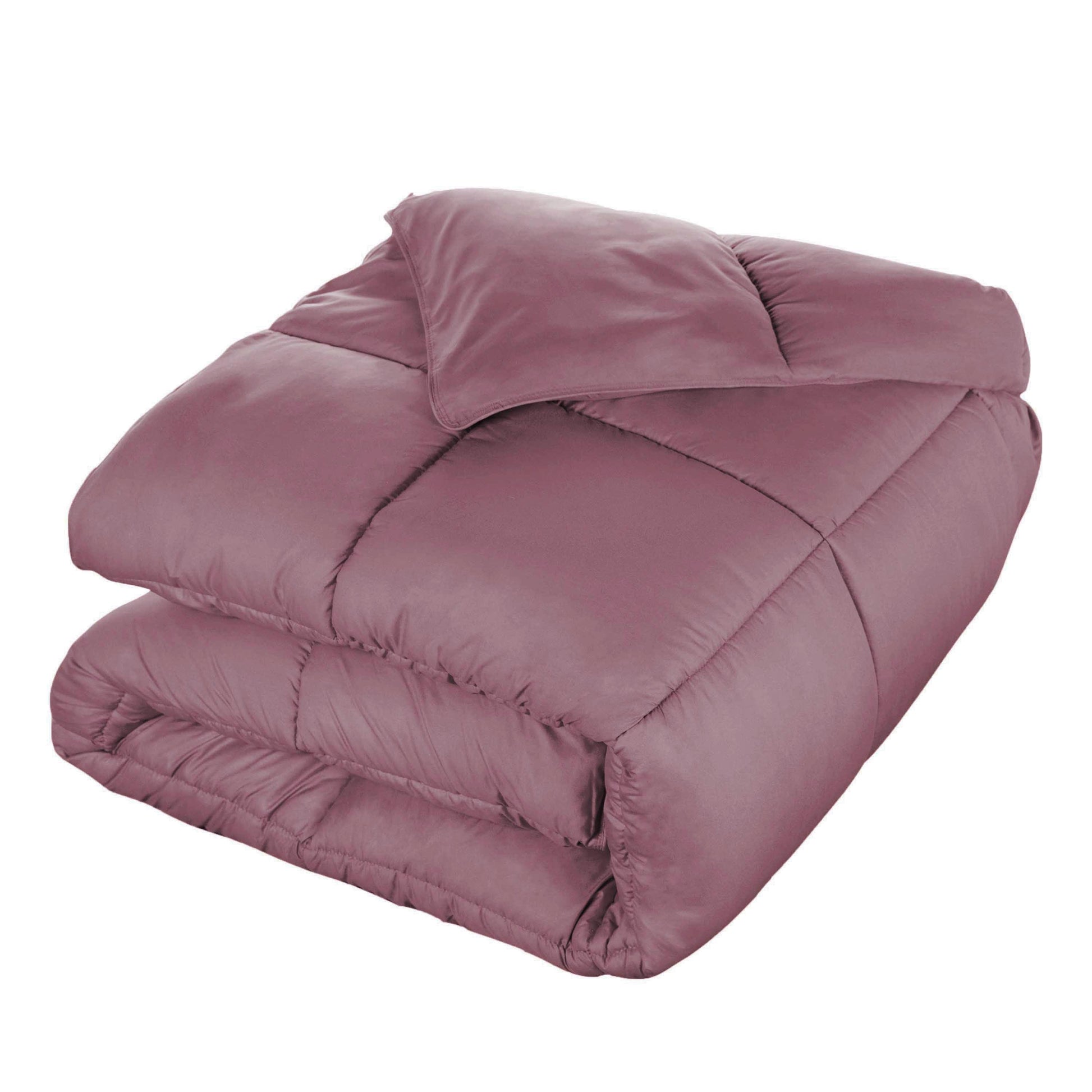 Superior Solid All Season Down Alternative Microfiber Comforter - Mauve