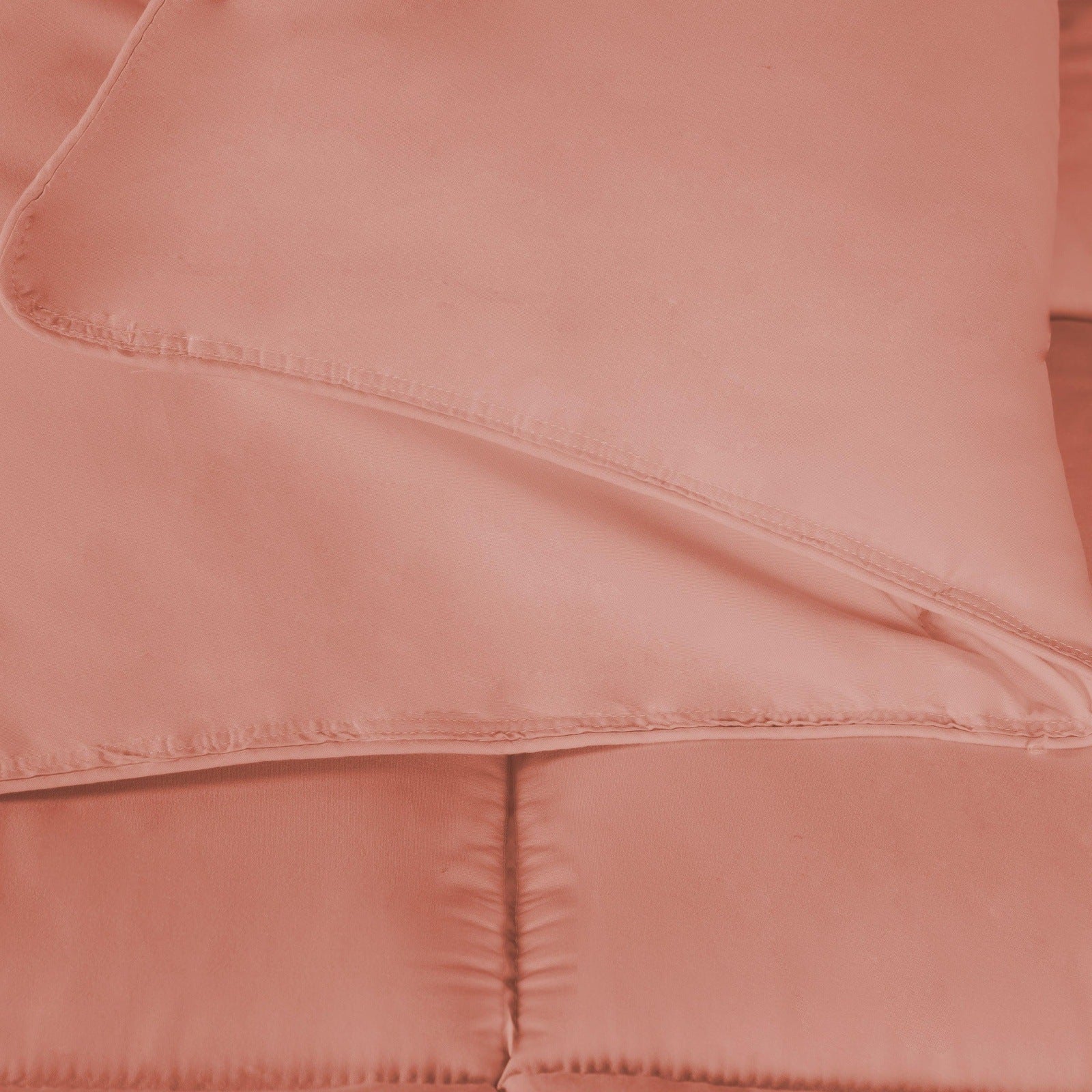 Superior Solid All Season Down Alternative Microfiber Comforter - Blush