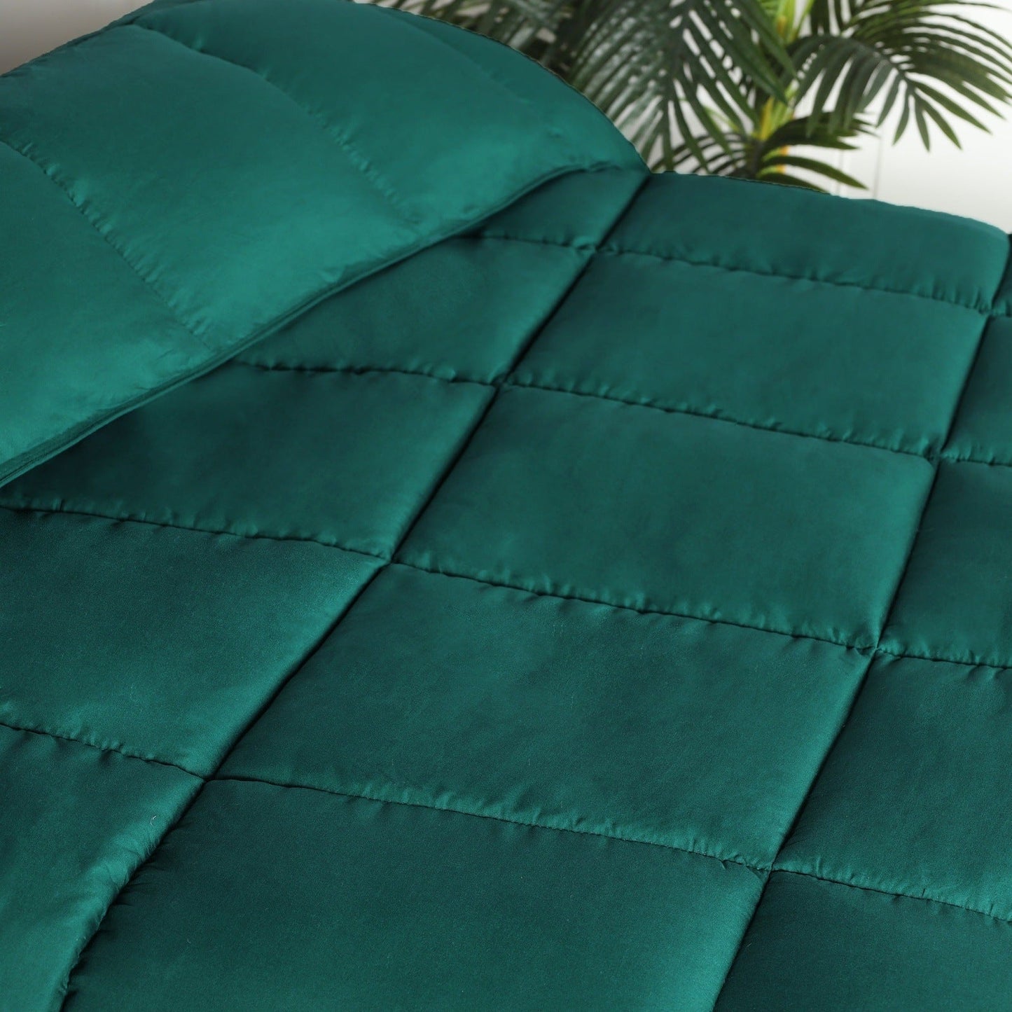 Superior Solid All Season Down Alternative Microfiber Comforter - Hunter Green